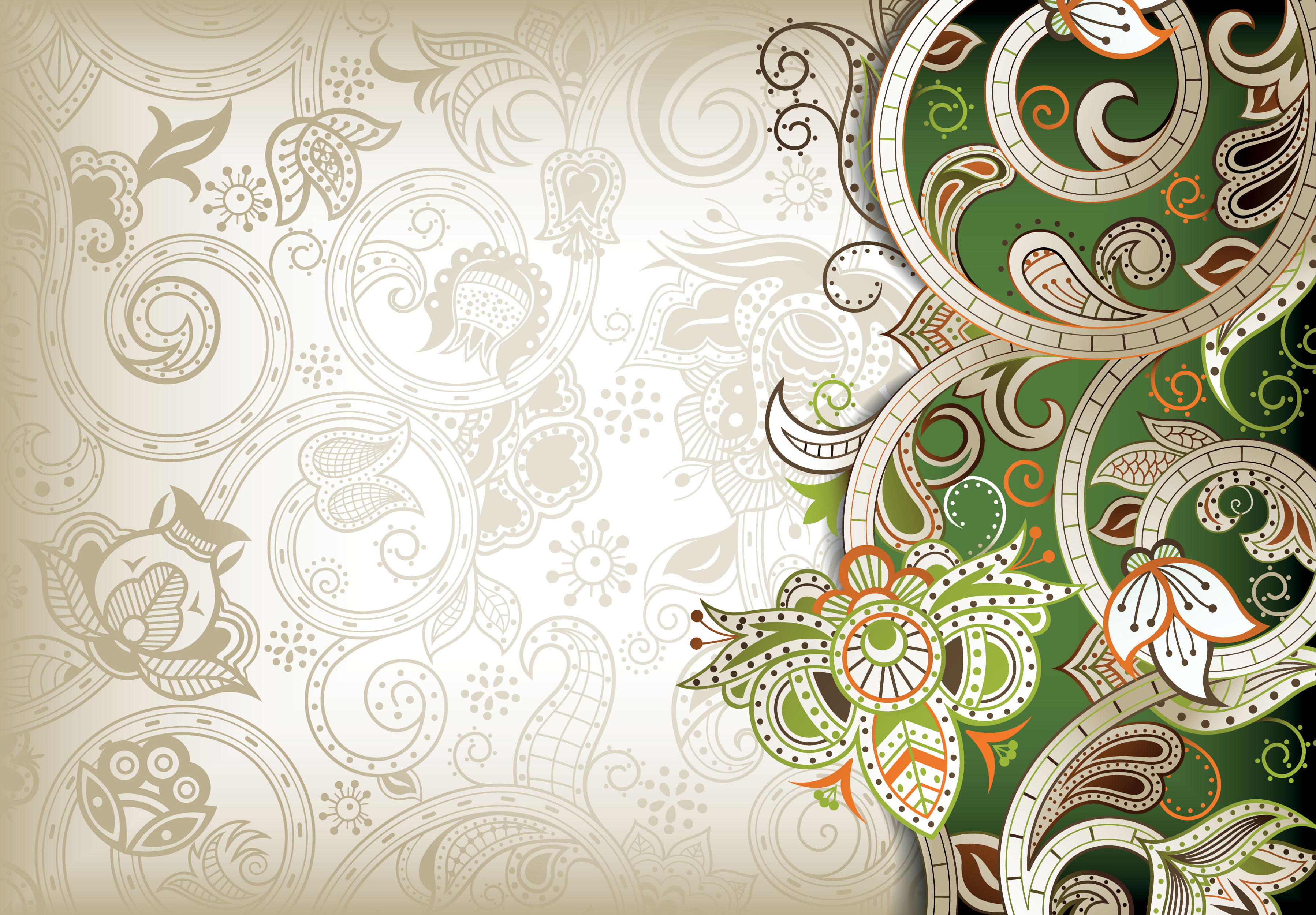 illustration, close-up, indoors, design, elegance, creativity, decor, computer Graphic, Pattern, spiral, retro Styled, textile, abstract, vector, HD Wallpaper