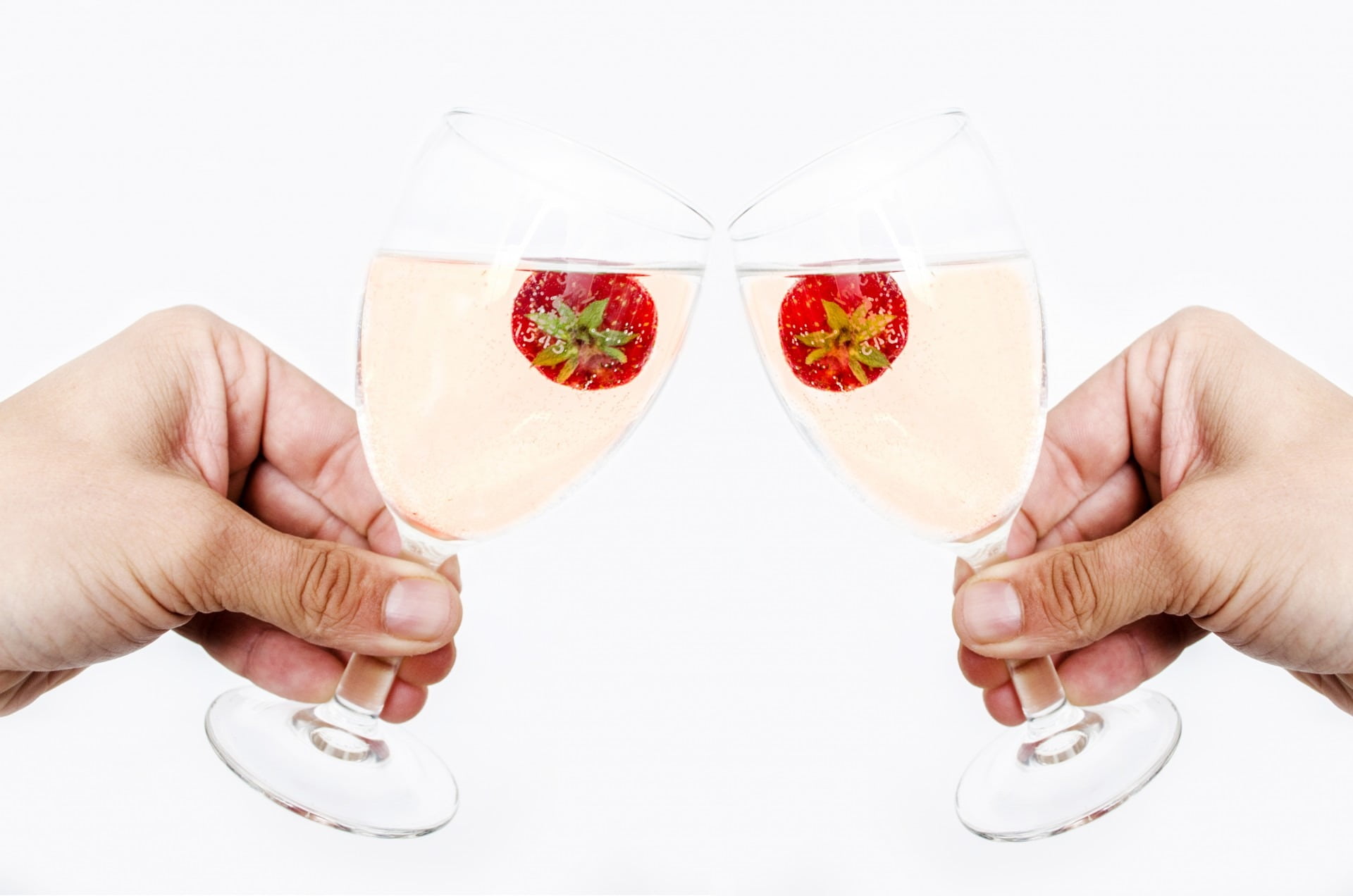 studio shot, glass, human body part, couple - relationship, toast, emotion, cut out, people, human hand, clock, bottle, holding, men, white background, HD Wallpaper