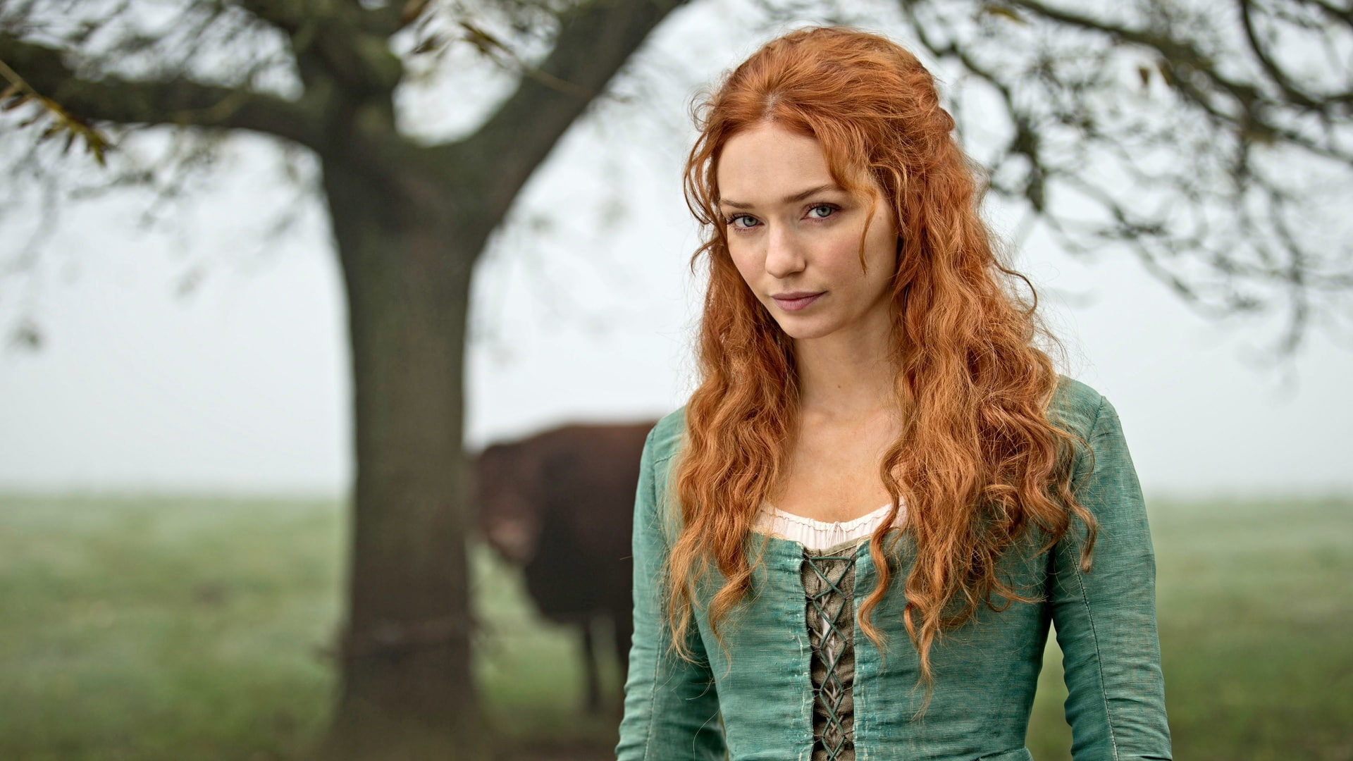 Demelza Poldark, Actress, Look, 1080P, Beautiful, The series, Poldark, Red head, Moira Poldark, Girl, Red, Redhead, Woman, Beauty, Eleanor Tomlinson, Red, HD Wallpaper