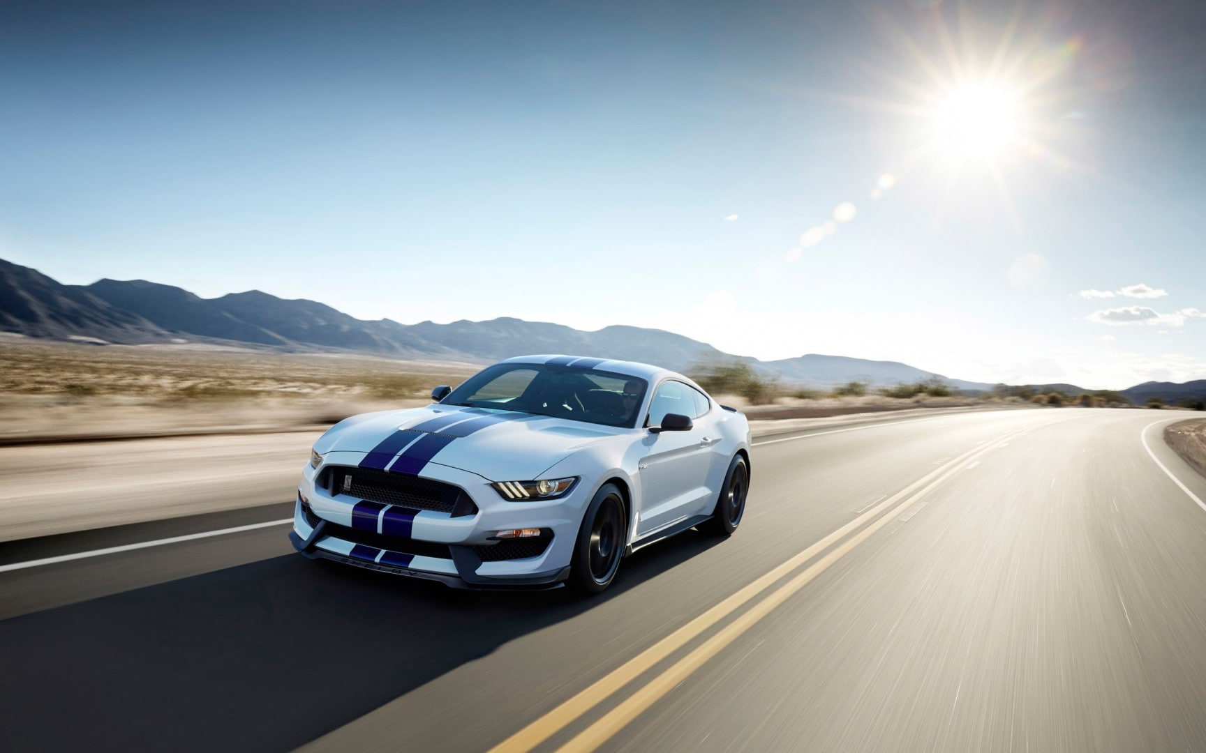 car, white, coupe, 720P, gt, mustang, 2015, ford, sports, hd, shelby, gt350, HD Wallpaper