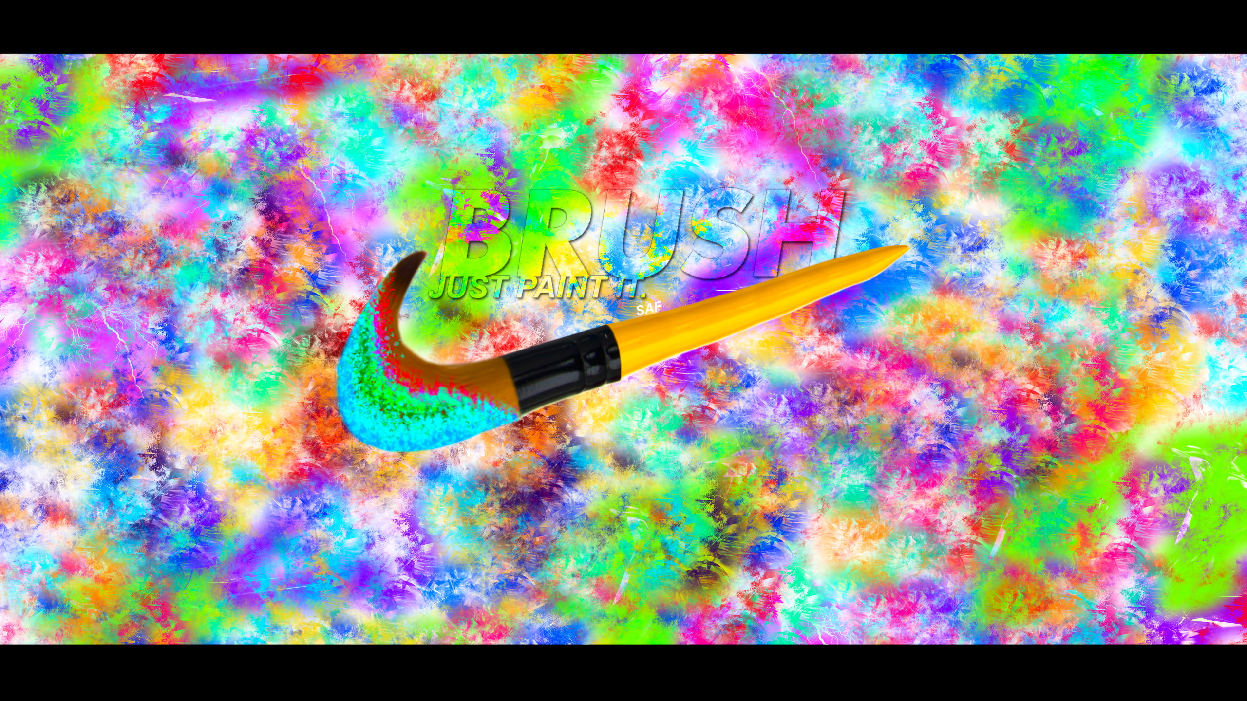 brush, 2K, bright, paint brushes, colorful, HD Wallpaper