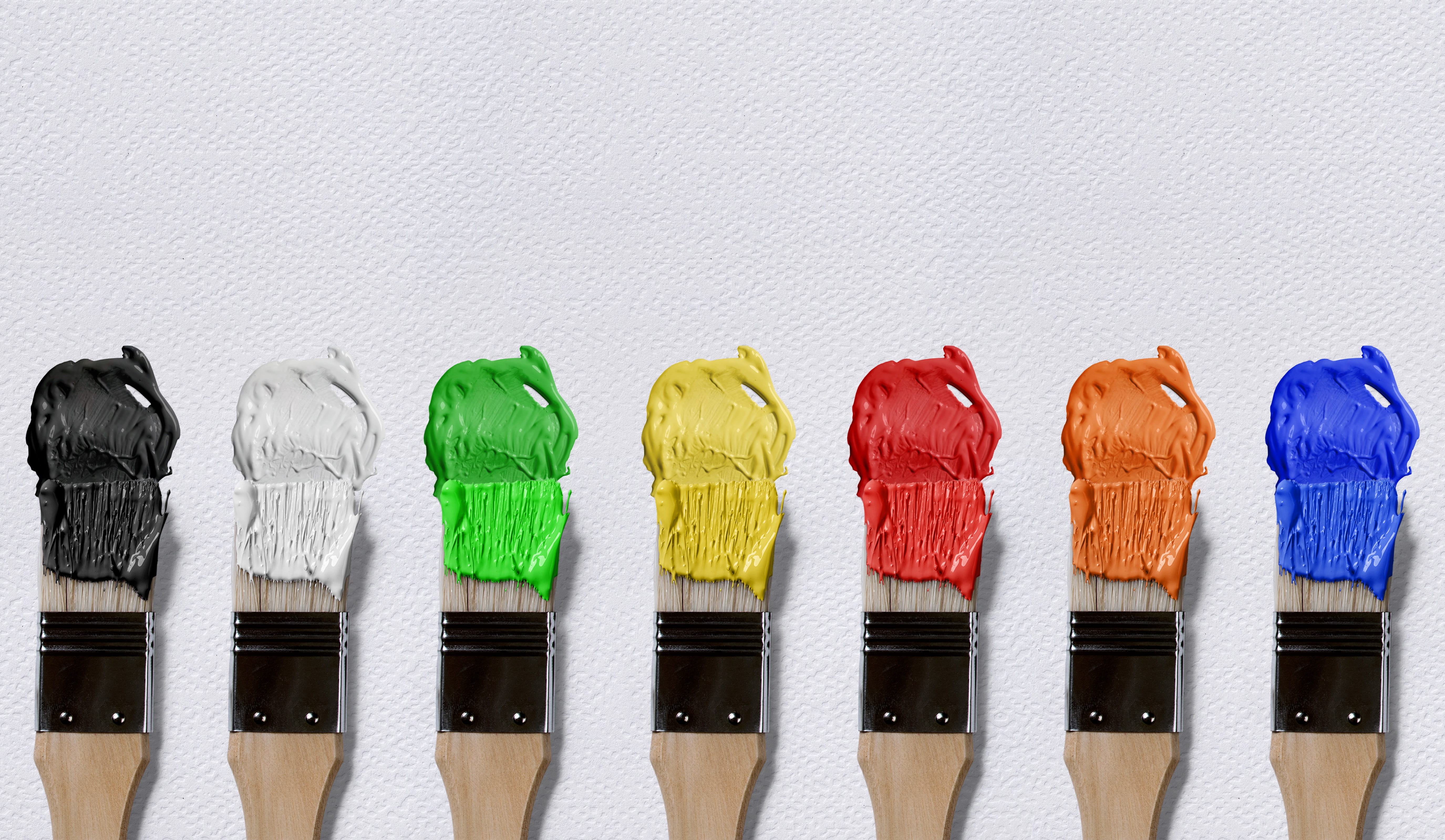 renovate, black, art and craft, art, green color, paint, studio shot, color, assorted, side by side, paints, group of objects, colorful, farbkleckse, multi colored, HD Wallpaper