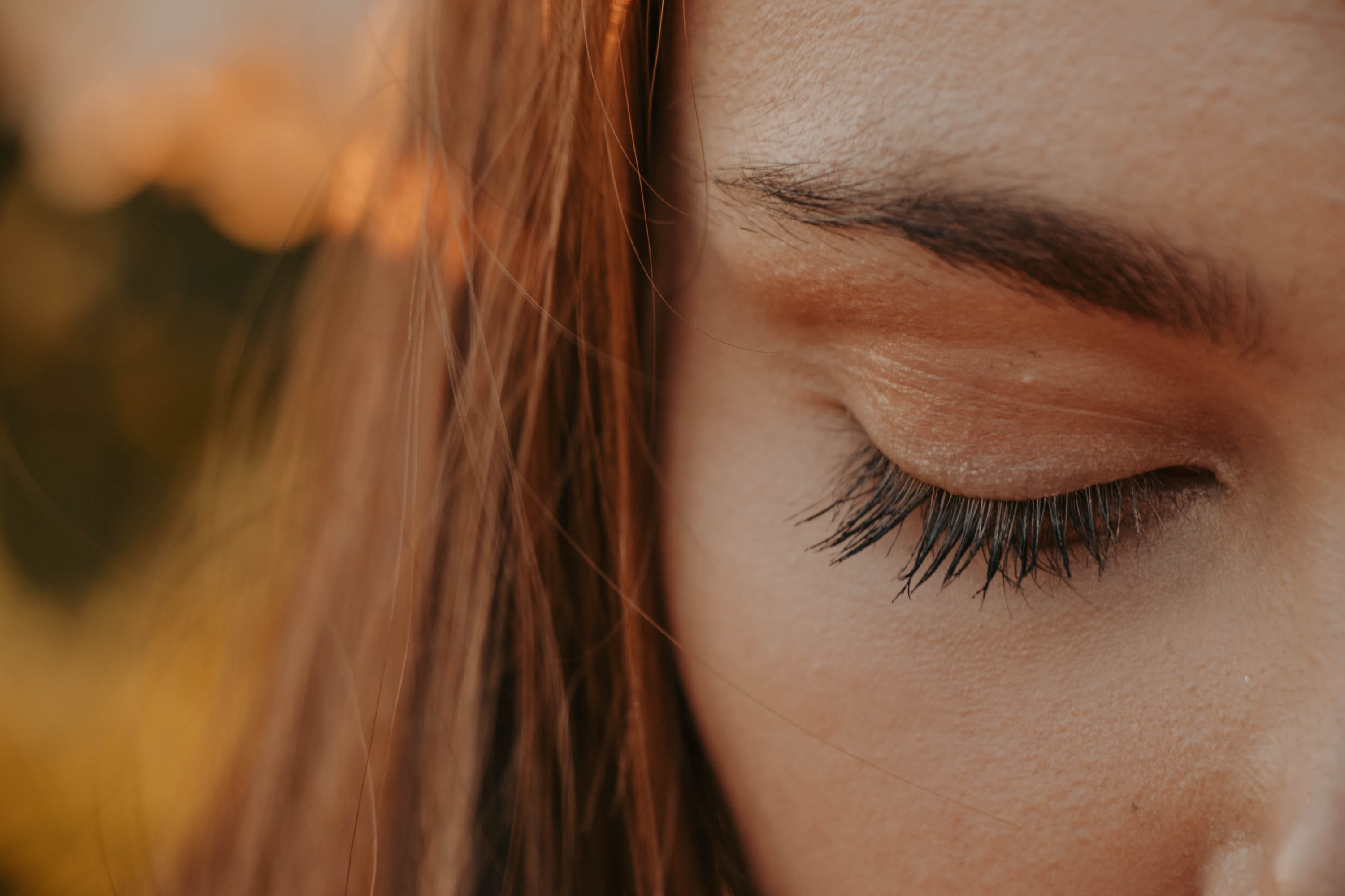 head, photography, photo, hair, mouth, closing, finger, skin, selective focus, human face, person, eyelash, young adult, headshot, contemplation, human body part, HD Wallpaper