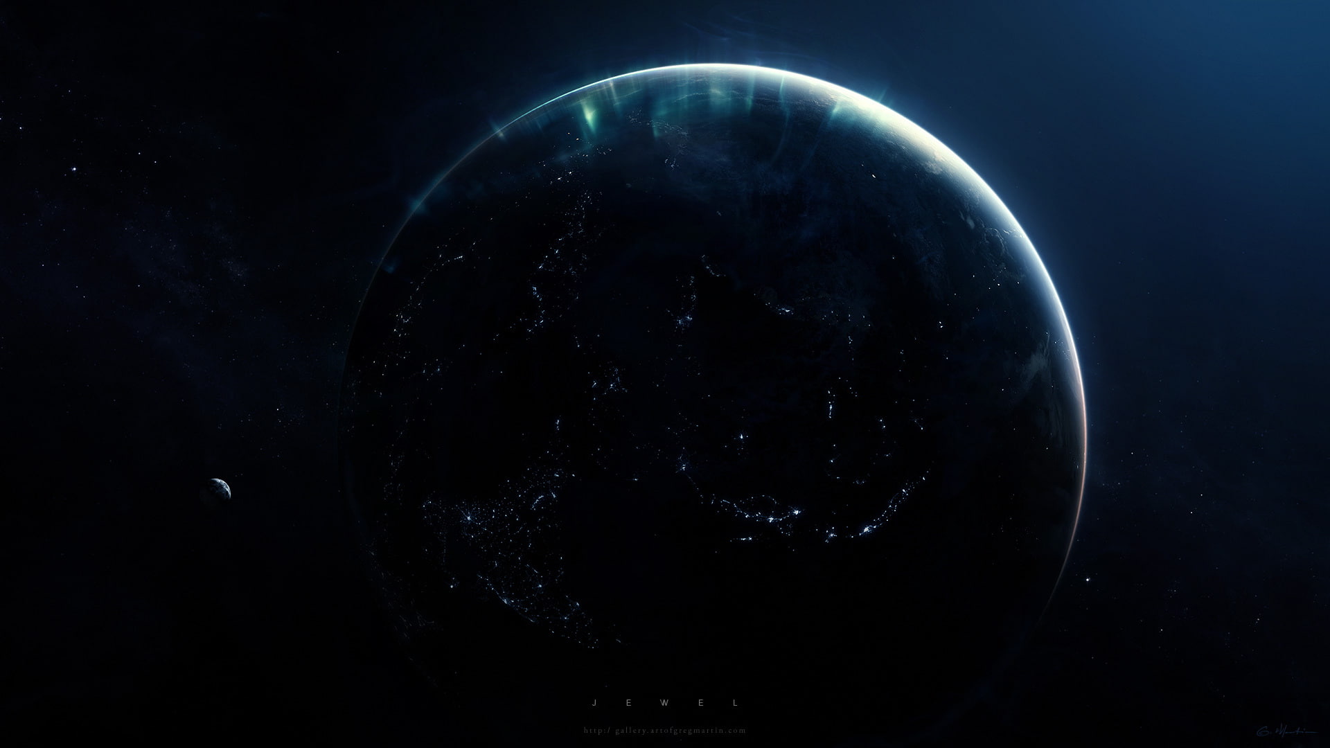 no people, globe - man made object, eclipse, astronomy, 1080P, nature, dark, moon, satellite view, star - space, planet - space, illustration, night, planet earth, HD Wallpaper