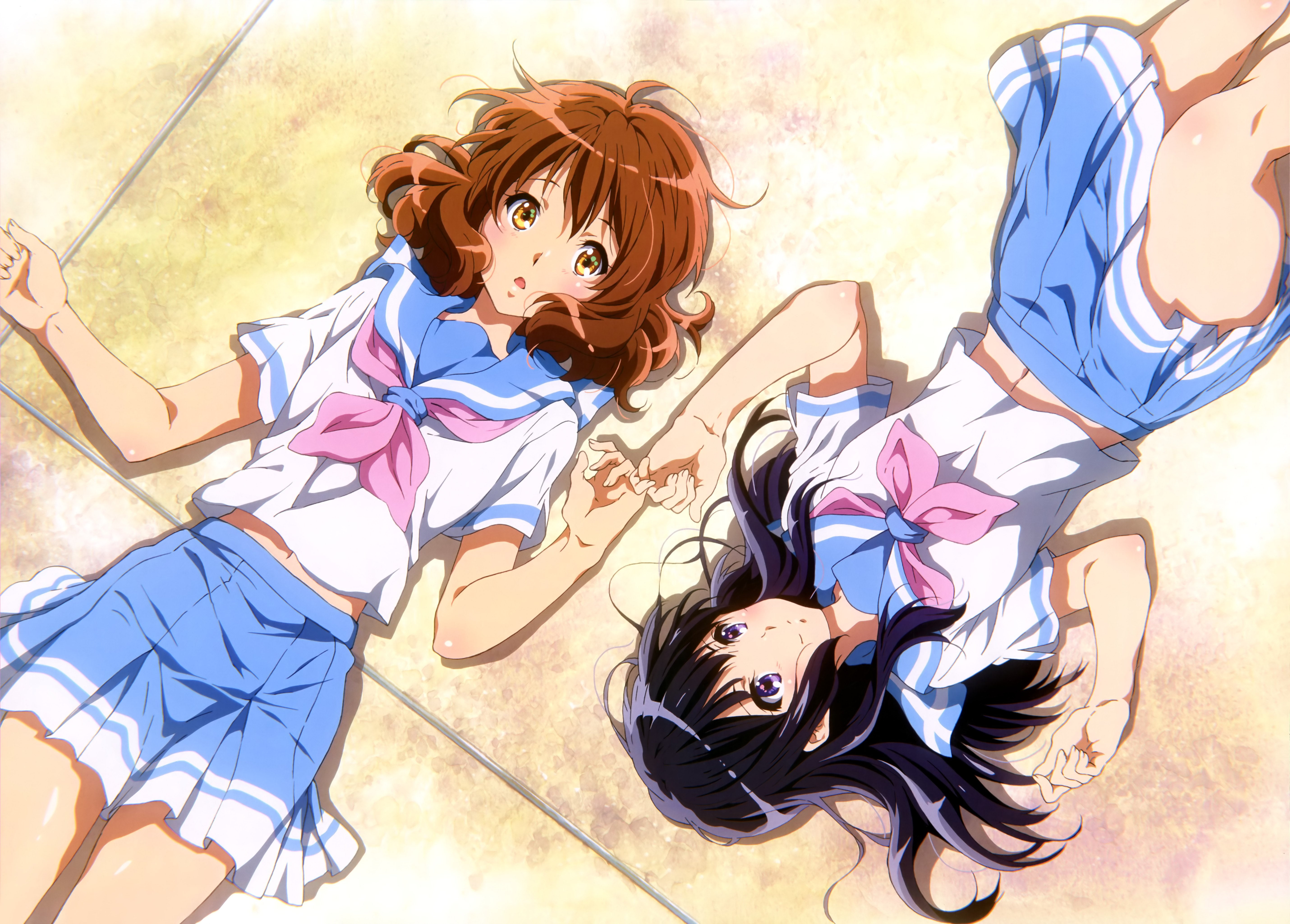kumiko, 5K, oumae, reina, euphonium, kousaka, hibike!, HD Wallpaper