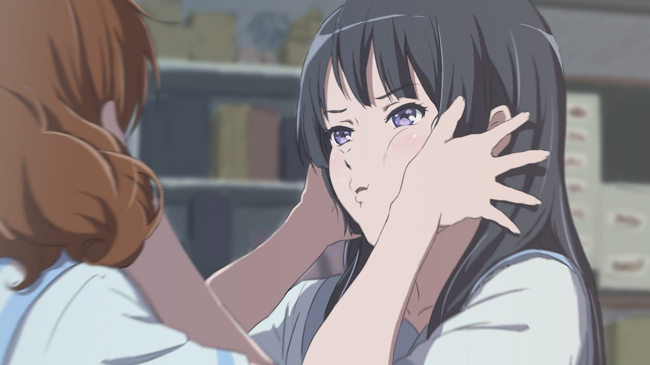 hairstyle, headshot, human body part, human face, oumae kumiko, indoors, day, portrait, 720P, Anime, Hibike! Euphonium, kousaka reina, representation, HD Wallpaper