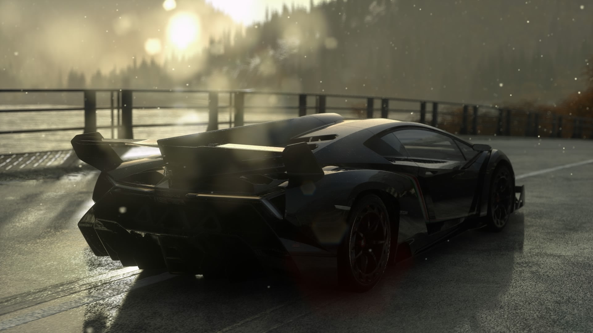 1080P, racing, car, Lamborghini Veneno, Driveclub, HD Wallpaper
