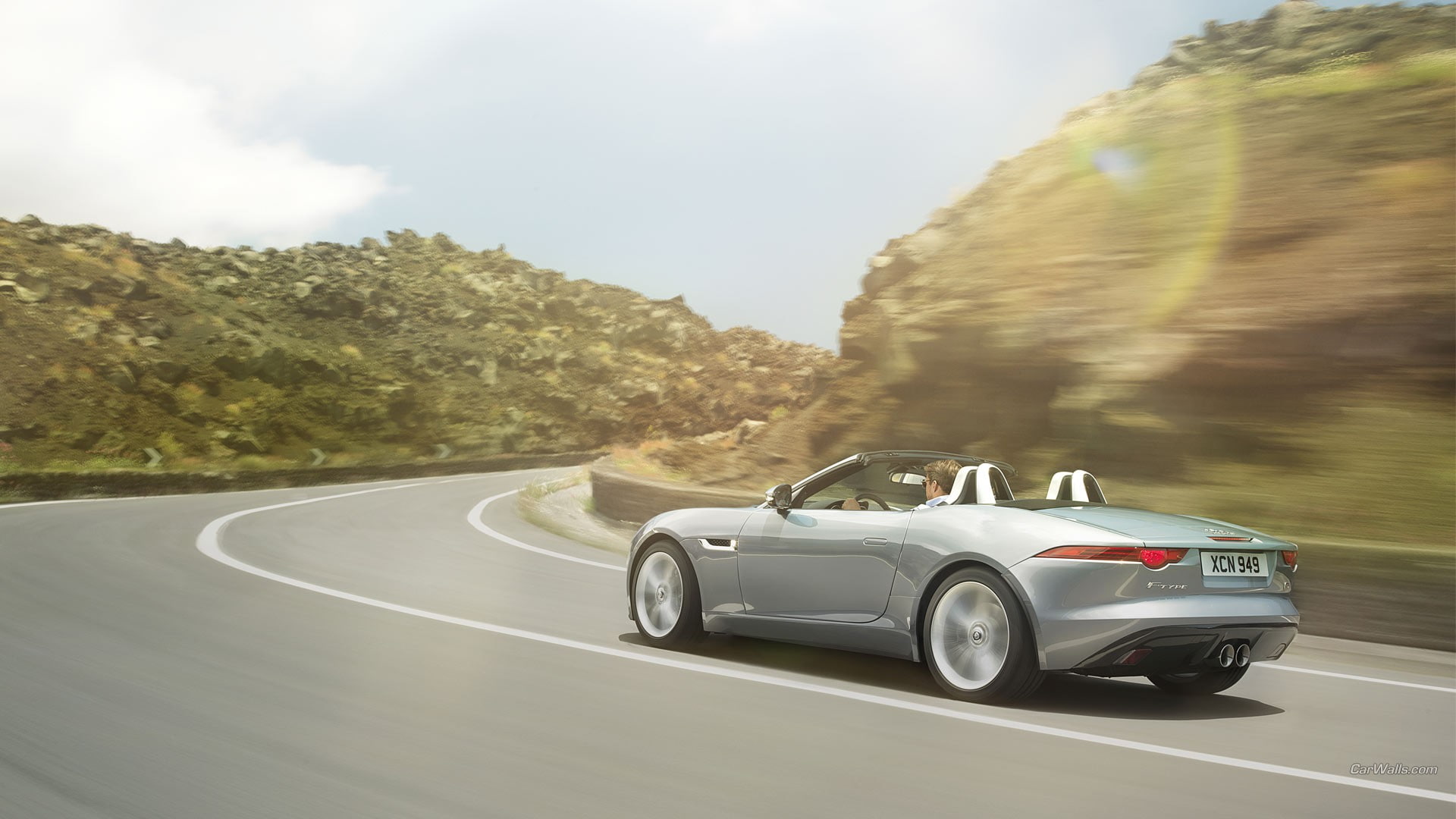 car, road, Jaguar (car), vehicle, 1080P, Jaguar F-Type, HD Wallpaper