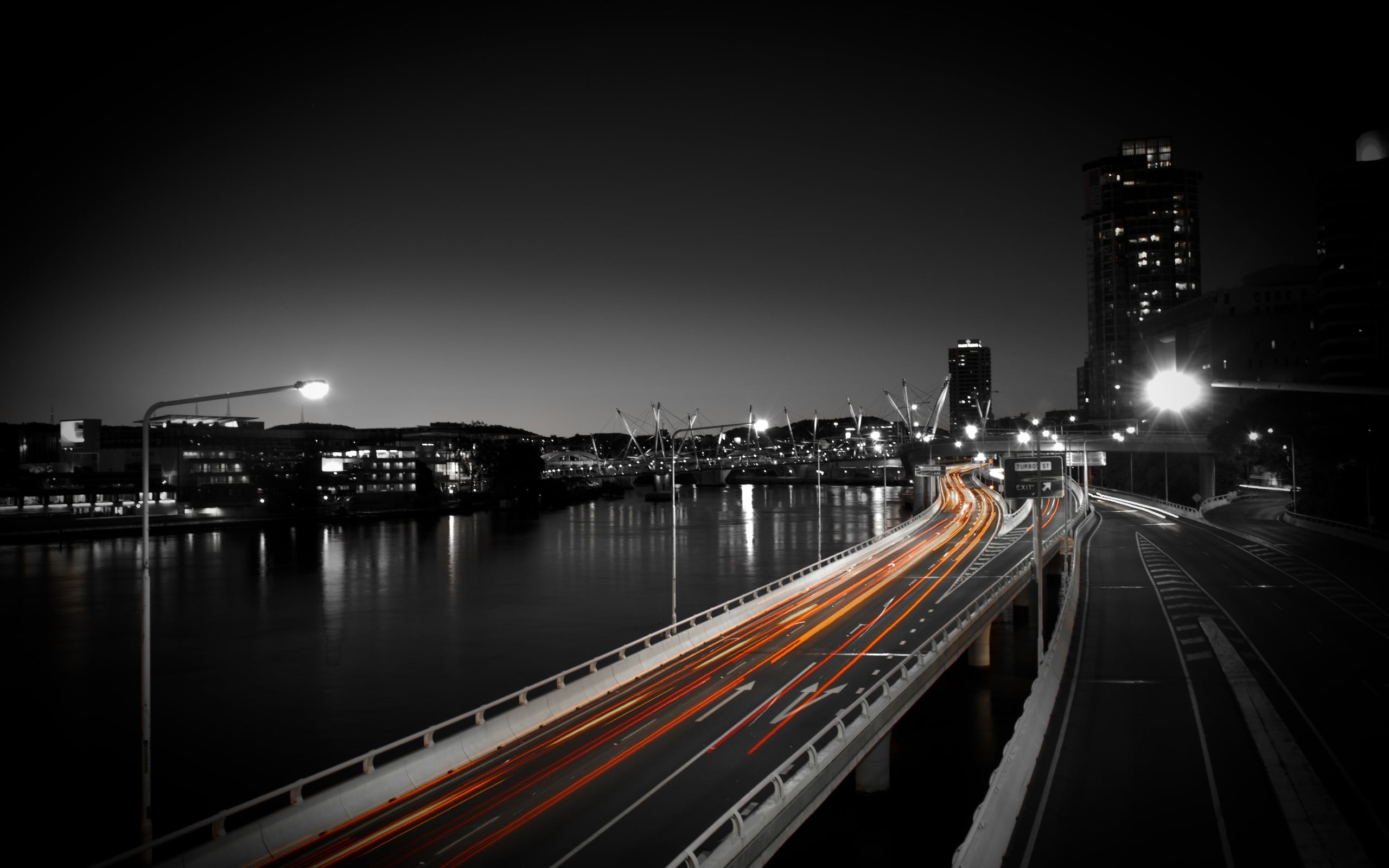 built Structure, city, city Life, dusk, office Building, photography, illuminated, famous Place, timelapse, bridge, outdoors, traffic, cityscape, motion, HD Wallpaper