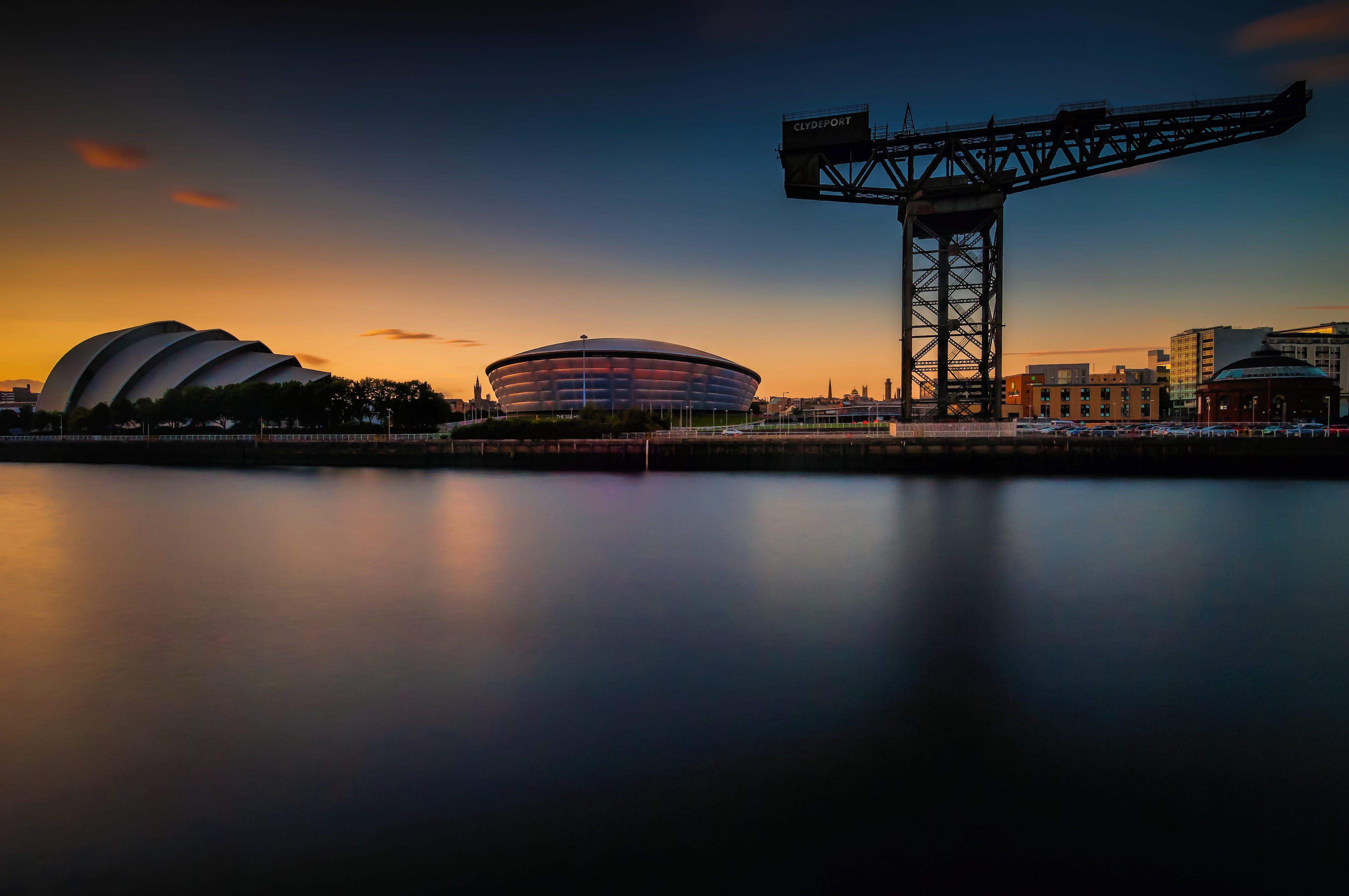 building Exterior, cityscape, architecture, Hydro, famous Place, SEC, body, urban Scene, reflection, Long Exposure, 4K, urban Skyline, buildings, near, HD Wallpaper
