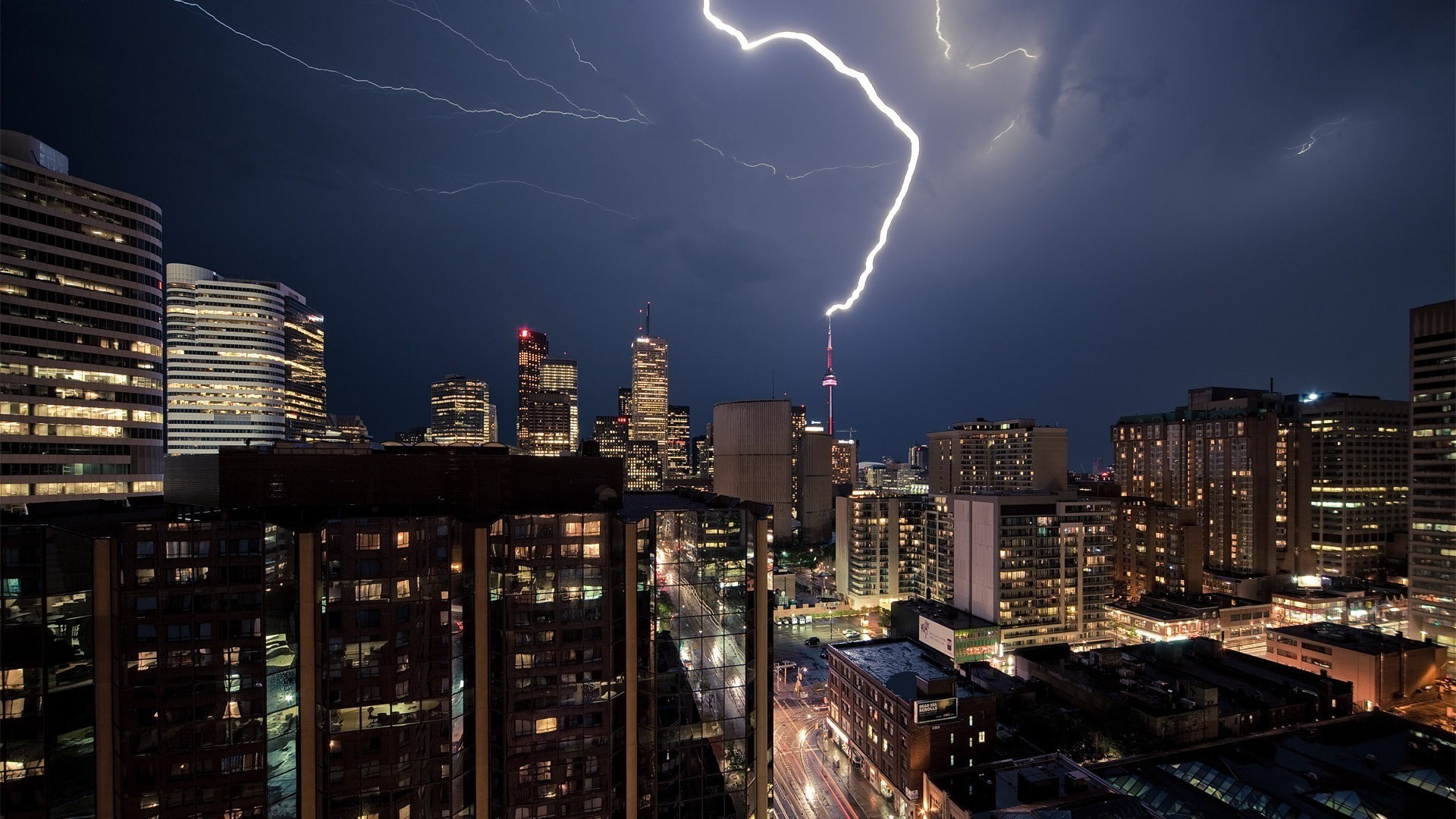 building, city, Toronto, 1080P, cityscape, HD Wallpaper