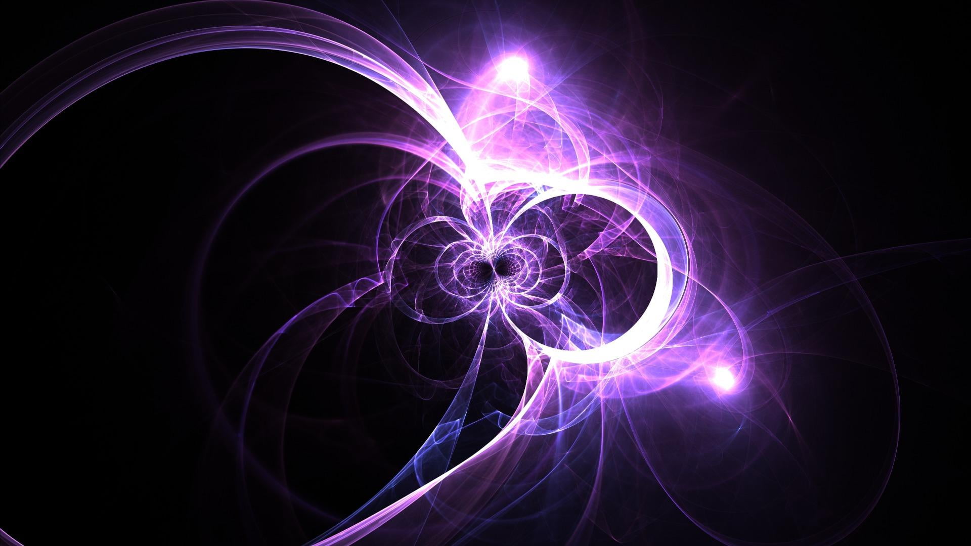 scifi, abstract, abstract art, astronomy, fuel and power generation, light - natural phenomenon, violet, cool, glow, universe, art, sparks, digital, unique, HD Wallpaper