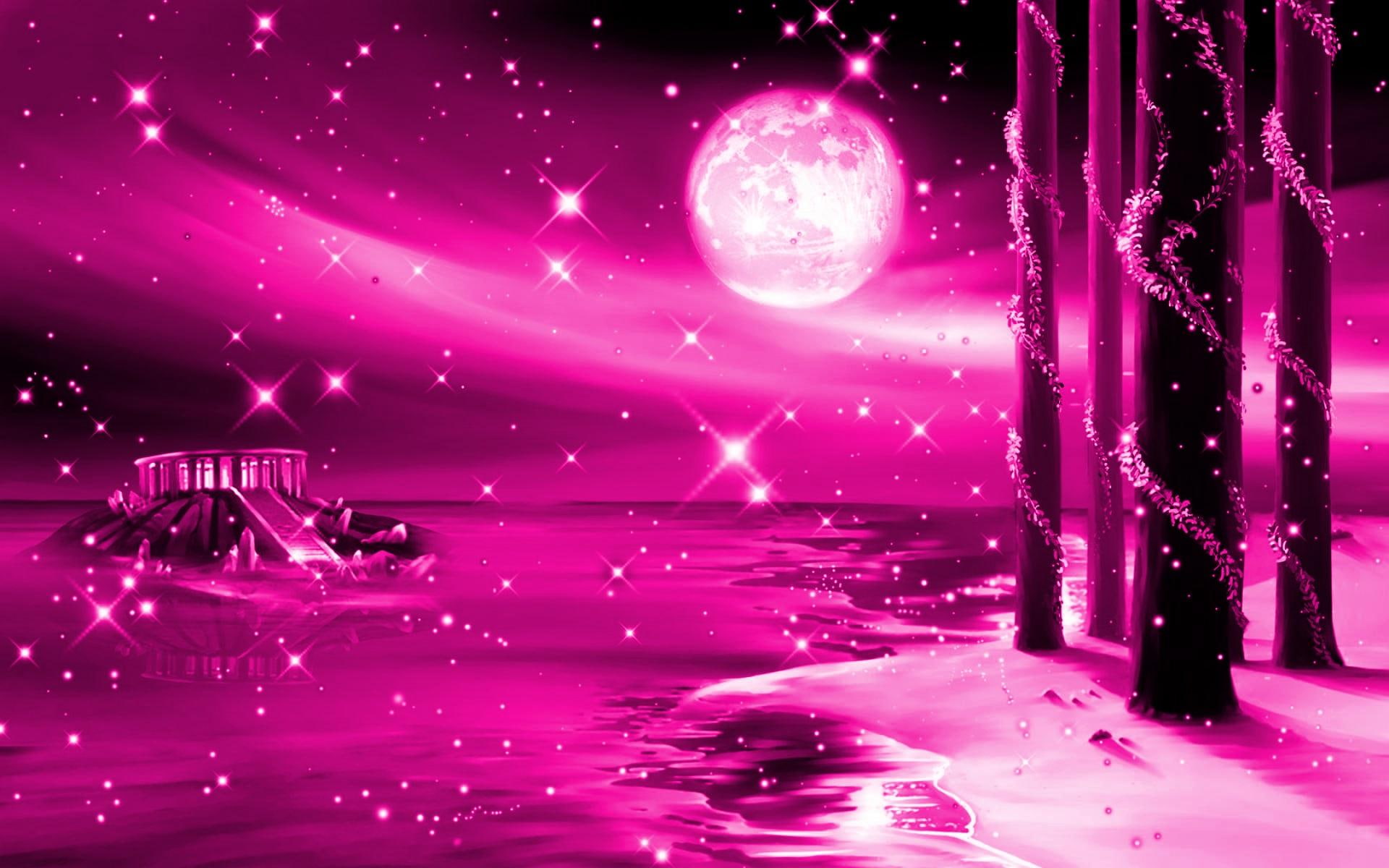 1080P, dream, pink, fantasy arts, fantasy, 3d and abstract, world, HD Wallpaper