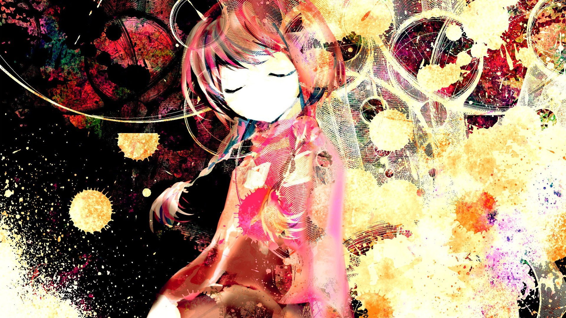 nikki, anime, girls, eyes, 1080P, yume, madotsuki, closed, HD Wallpaper
