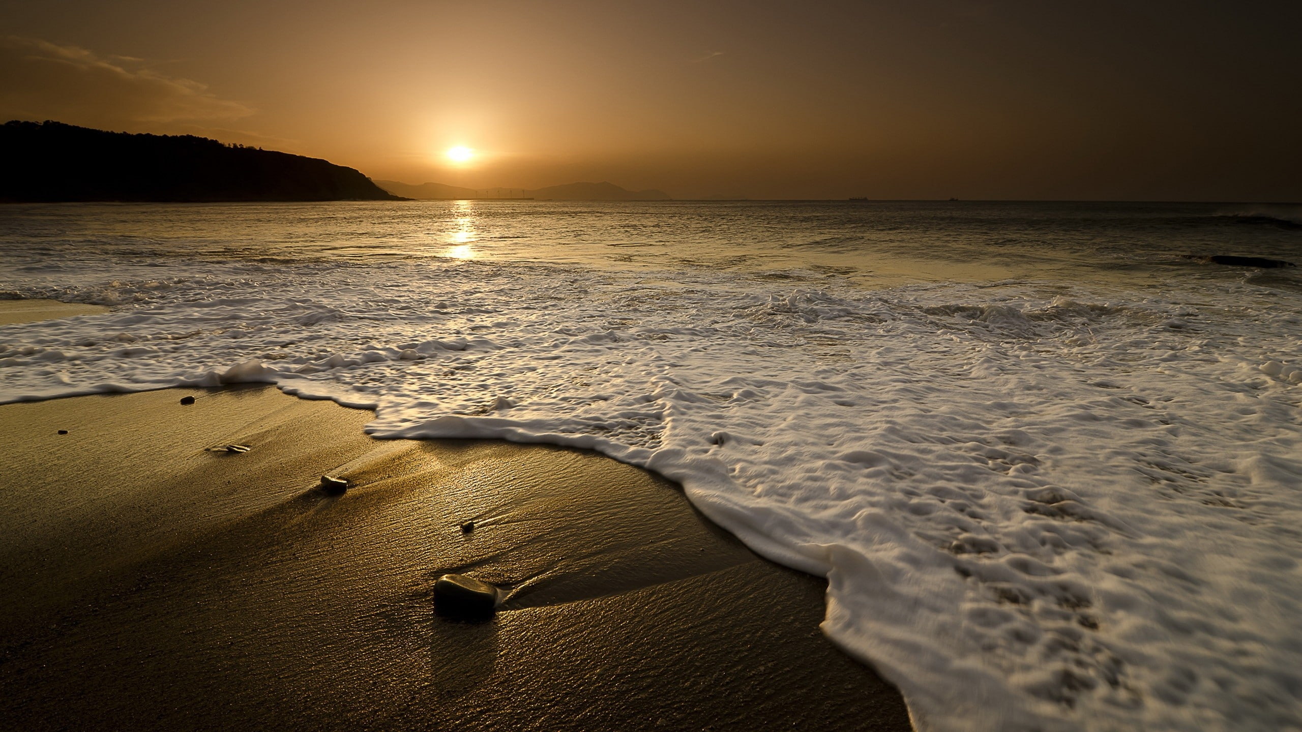 nature, sea, coast, ocean, hd, seaside, 2K, beach, x, art, oceans, HD Wallpaper