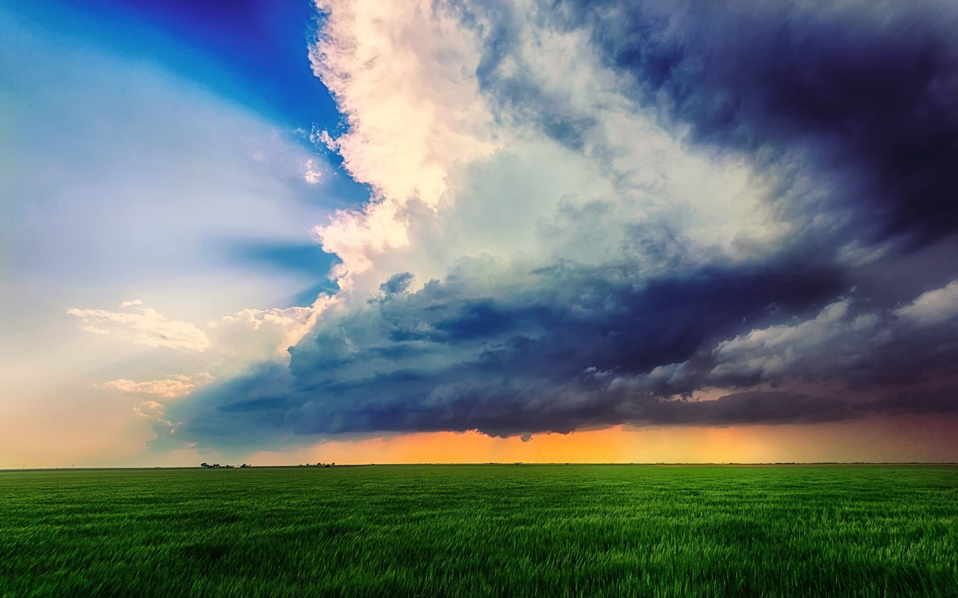 nature, clouds, harmony, 1080P, landscape, HD Wallpaper