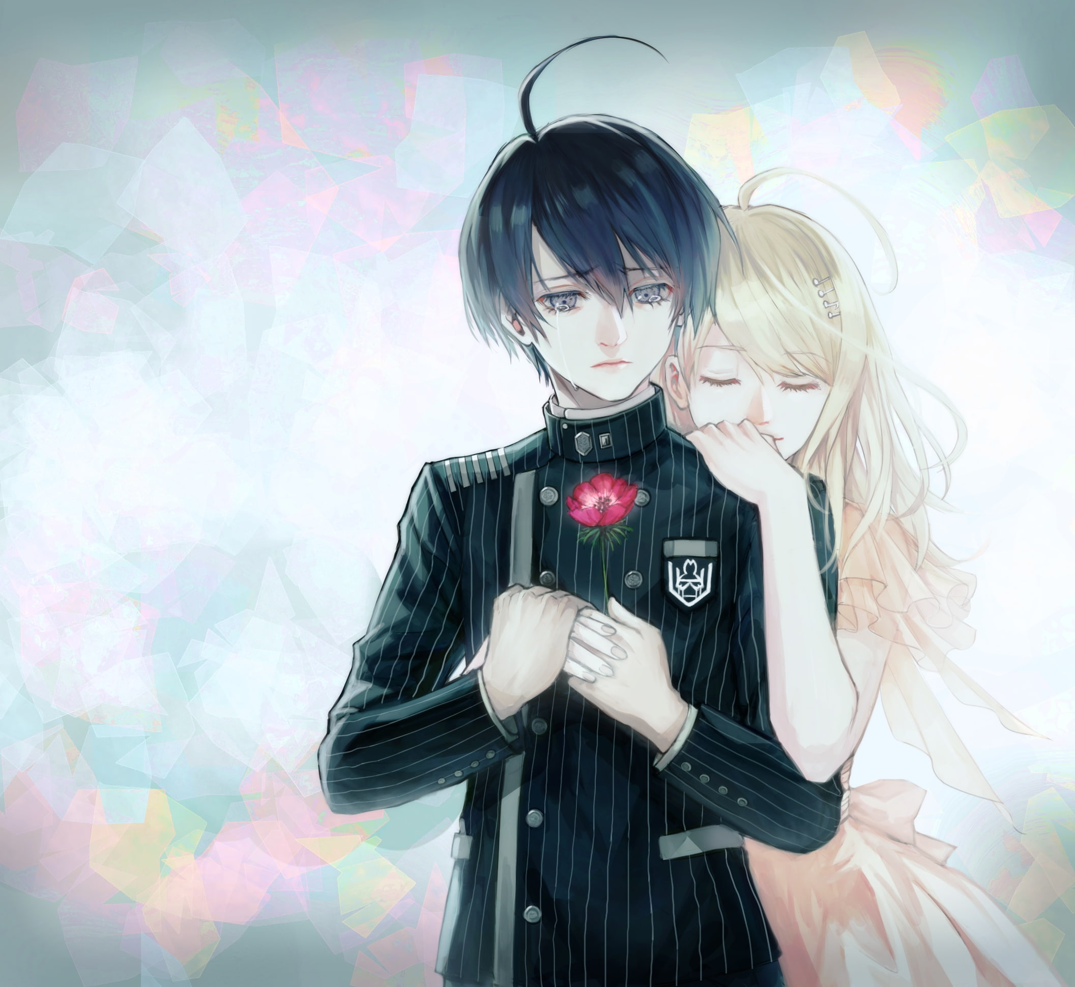 beautiful woman, romantic, 1080P, one person, hairstyle, real people, looking at camera, fashion, danganronpa v3, saihara shuuichi, hair, portrait, casual clothing, HD Wallpaper