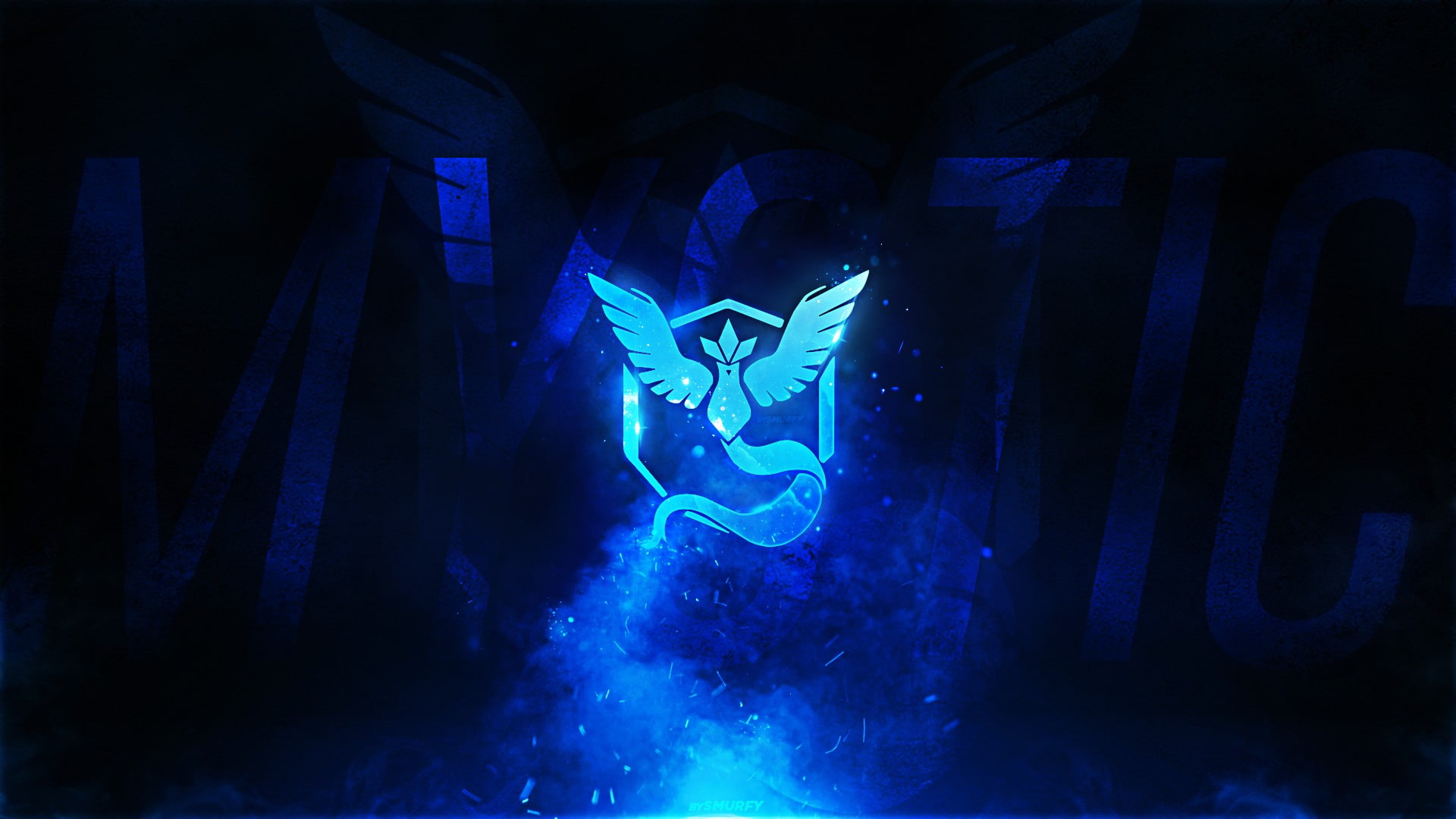 1080P, Pokemon Go, Team Mystic, HD Wallpaper