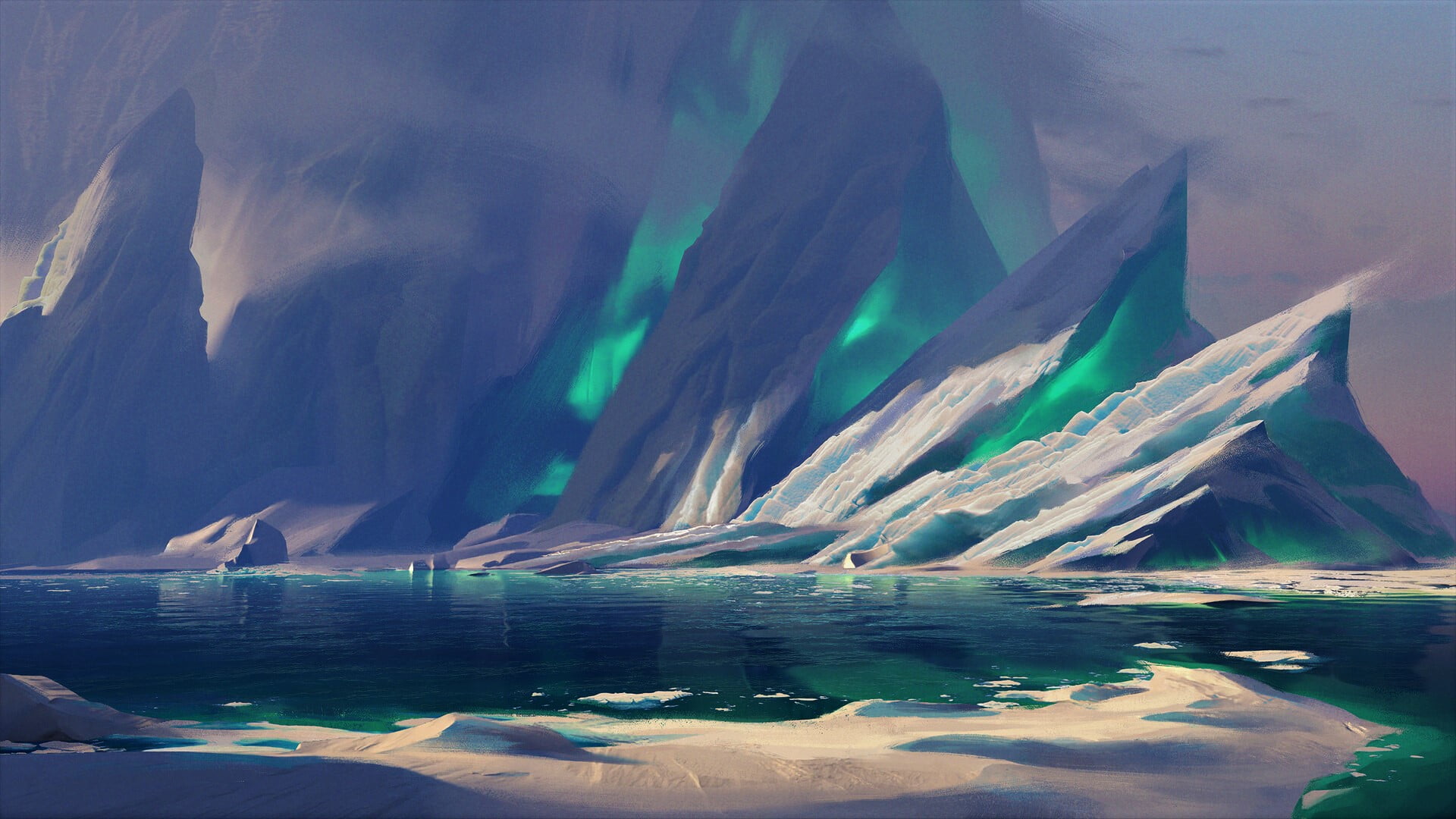 Arctic, 1080P, Thomas Stoop, digital, HD Wallpaper