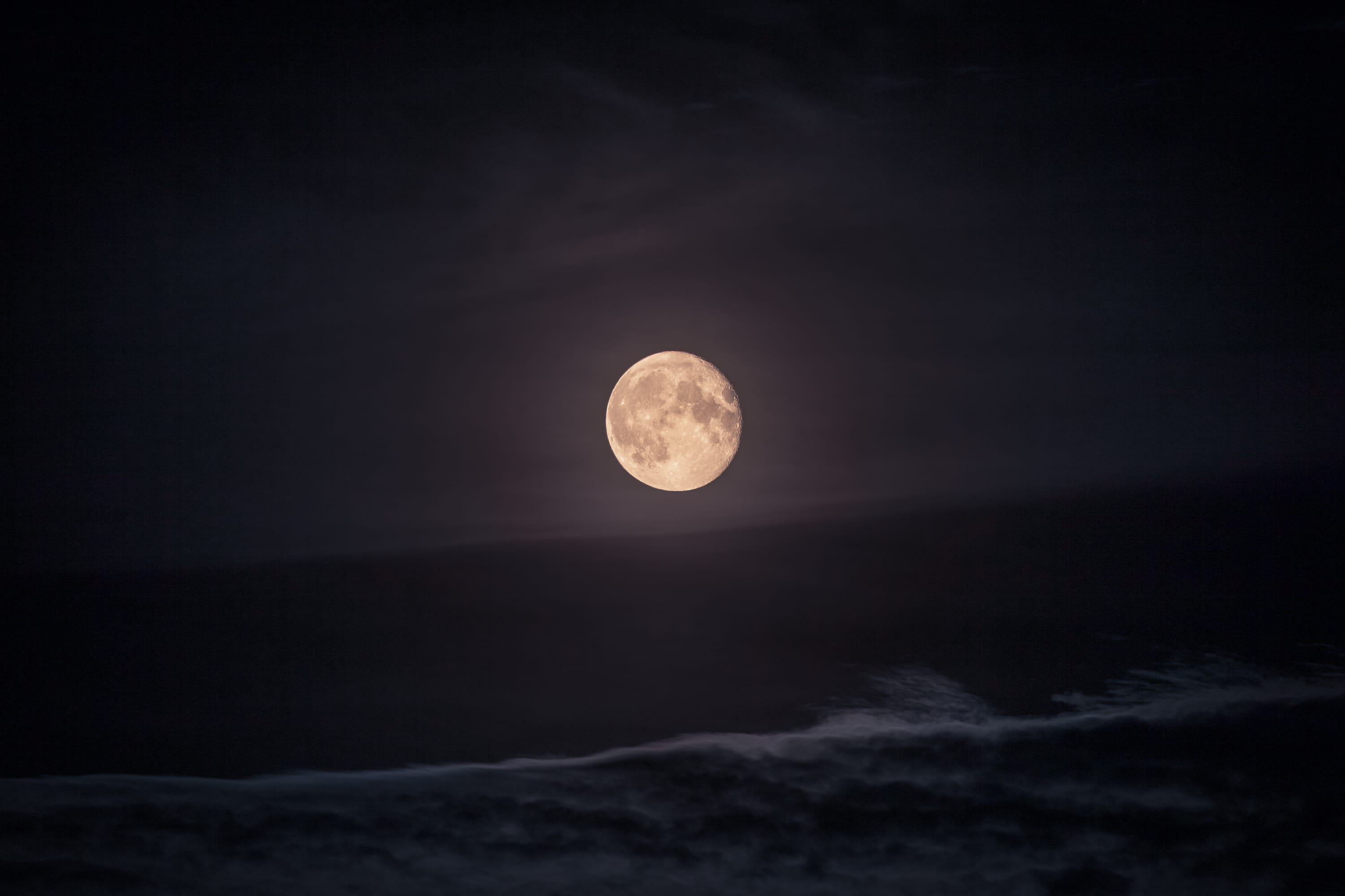 universe, moon shine, time, black and white, planetary moon, landscape, scenics - nature, star, geometric shape, no people, glow, mystery, moonlight, circle, HD Wallpaper