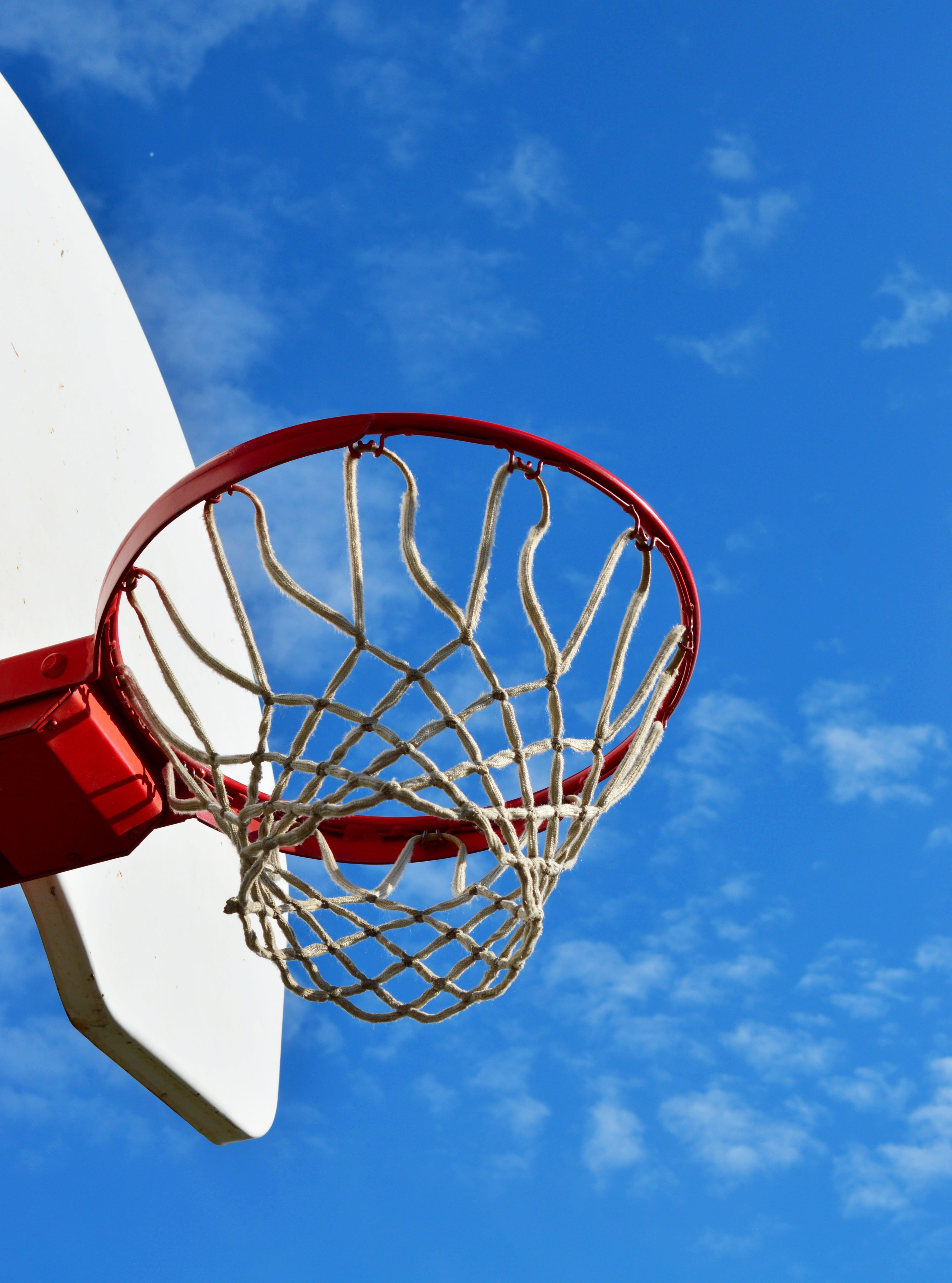 basketball, rim, sports equipment, basketball - Sport, playing, low angle view, leisure activity, outdoors, game, recreation, play, leisure games, day, Phone HD Wallpaper
