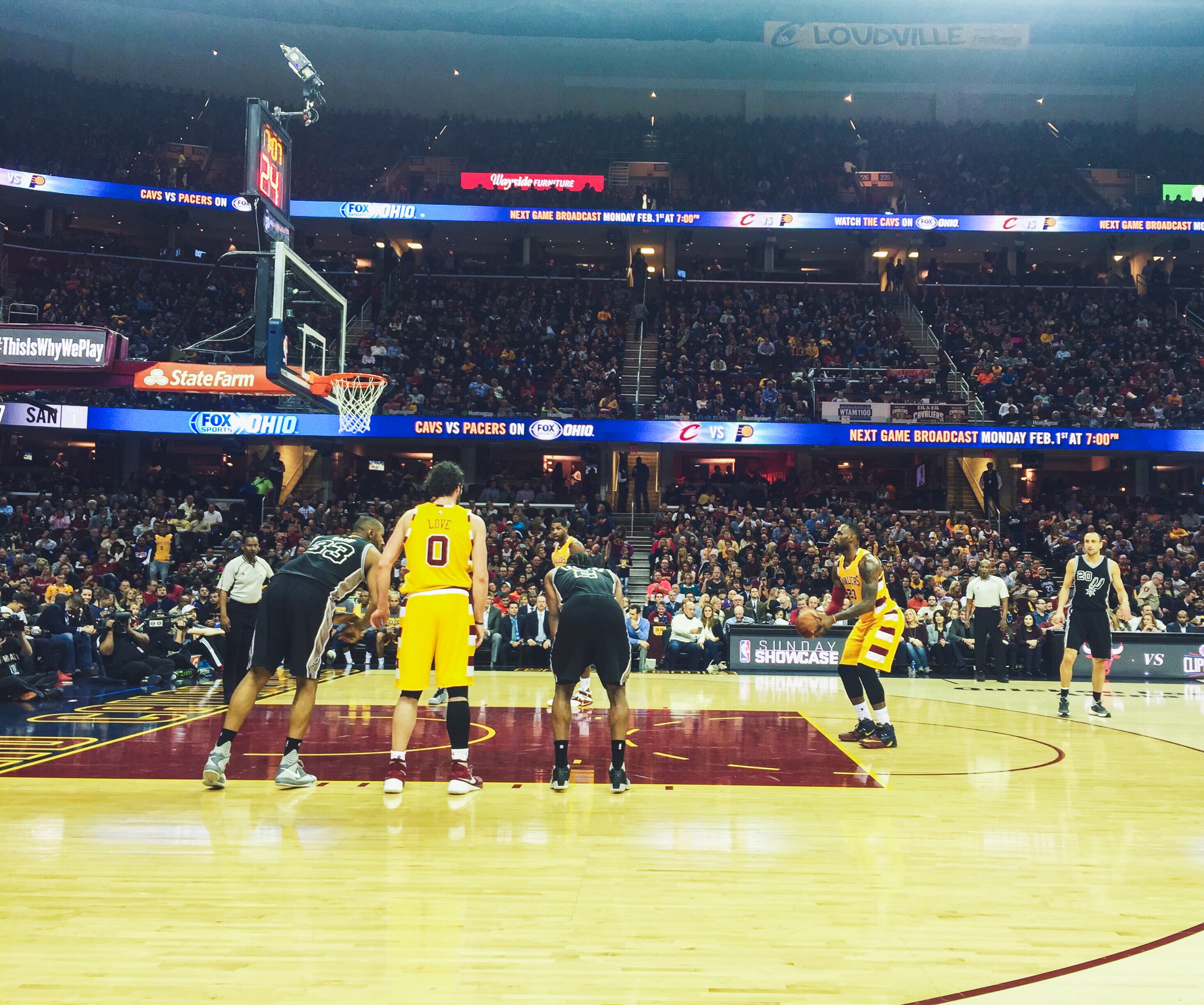 competitive sport, player, united states, basketball, group of people, spectator, cleveland, audience, professional, court, james, arena, large group of people, HD Wallpaper