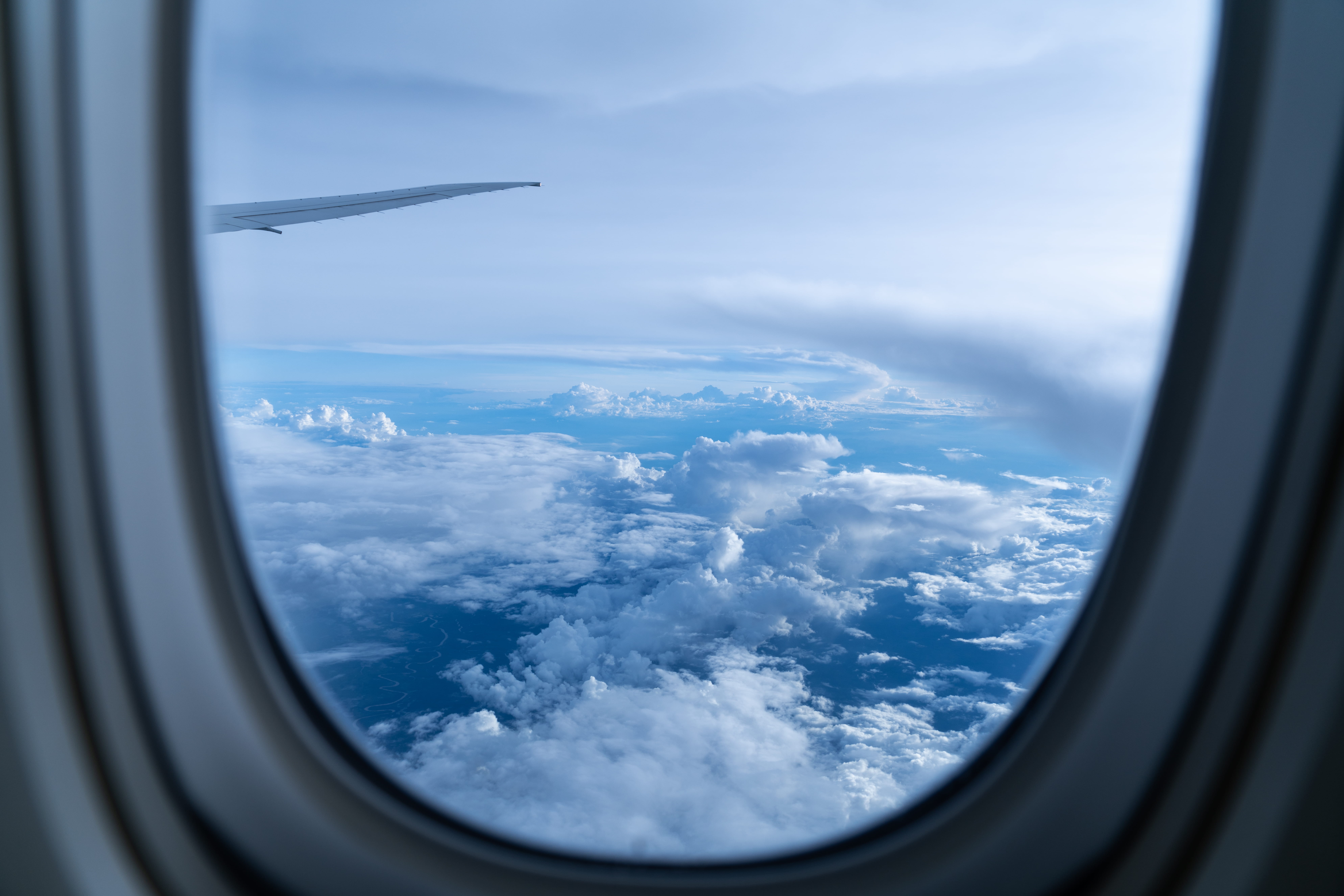mode of transportation, window seat, transparent, journey, sonya7rii, clear, looking from the windonw, cloud, sky, no human, travelling, aerospace industry, HD Wallpaper