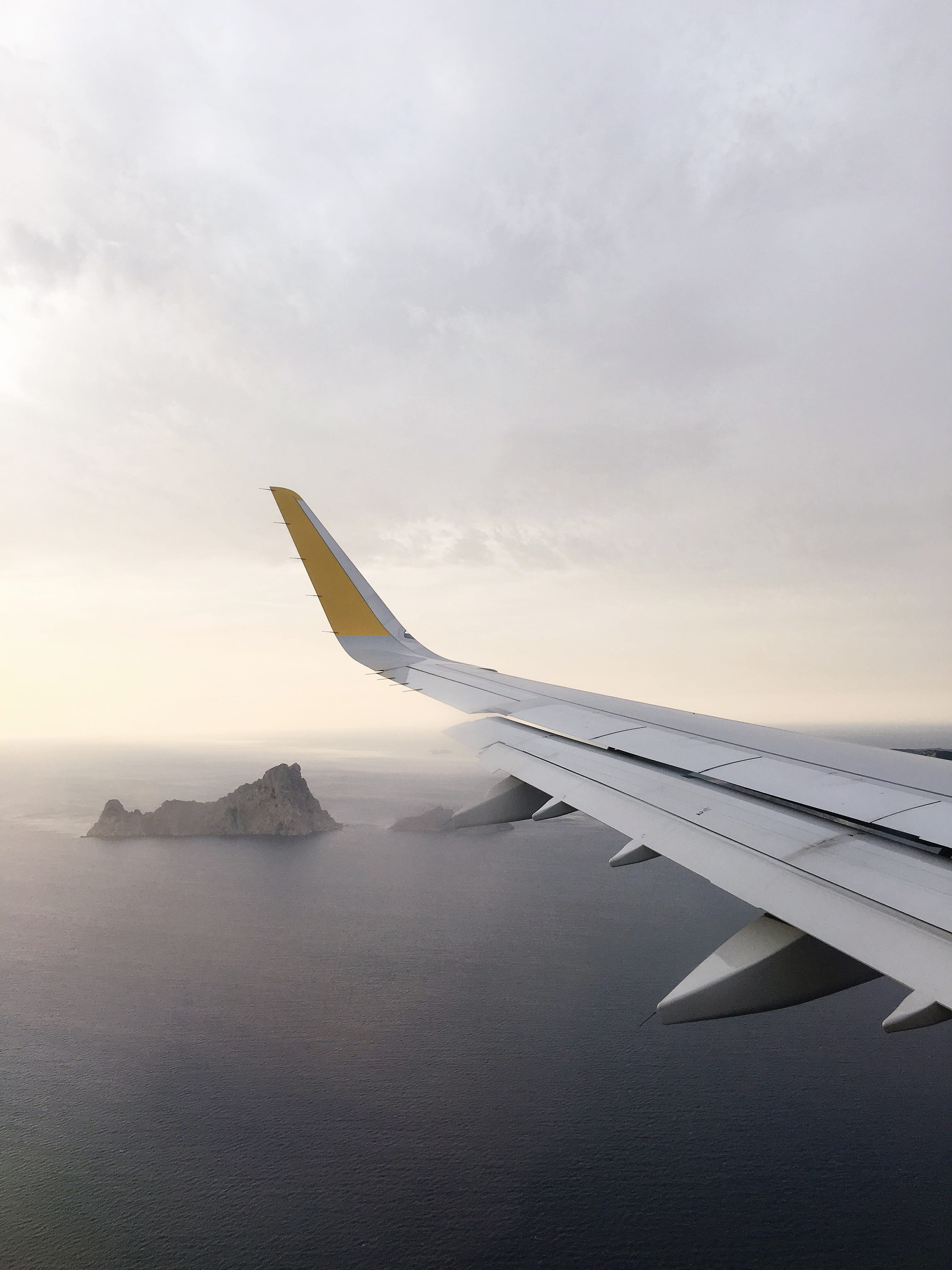 water, travel, daytime, I See You, engine, tranquil scene, window, aerial View, cloud - Sky, beauty in nature, sky, view, sea, air, wing, day, mode of Transport, Phone HD Wallpaper