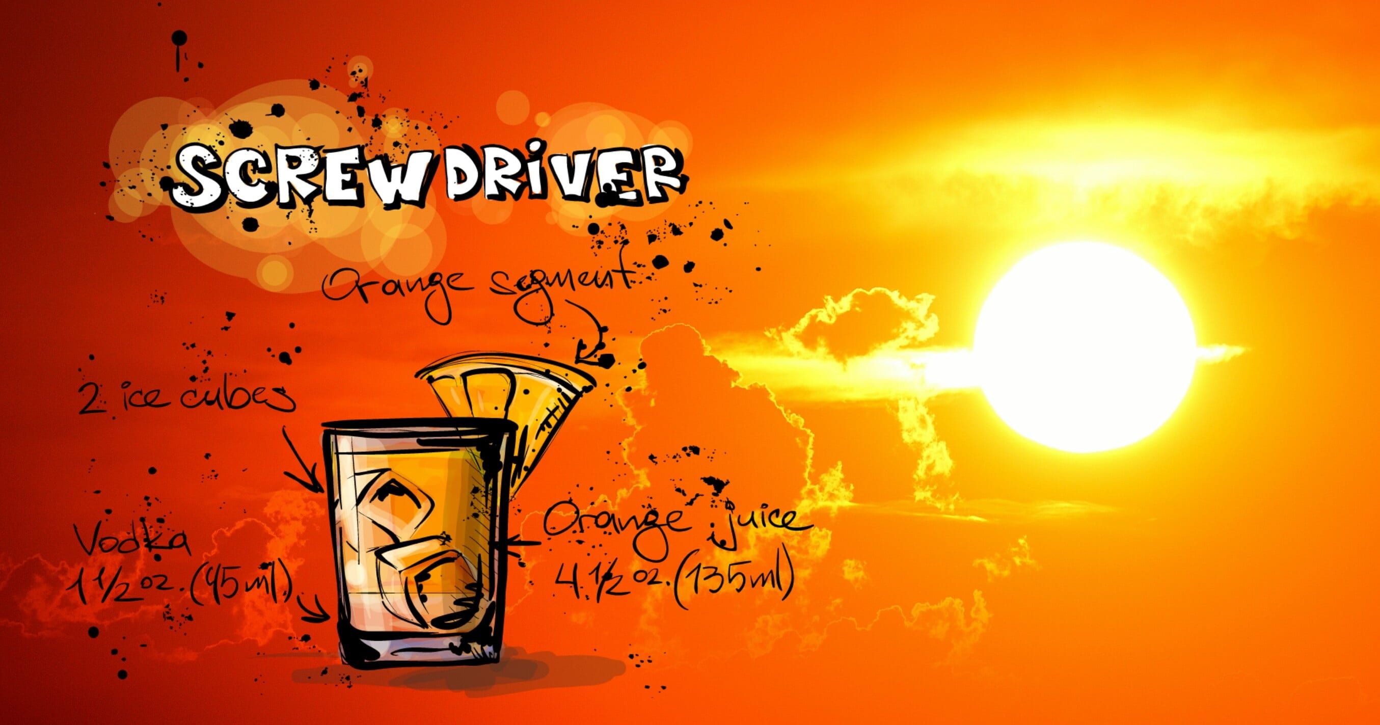 no people, enjoy, sunset, healthcare and medicine, screwdriver, sign, benefit from, 2K, joy, alcoholic, message, food and drink, warning sign, colored background, HD Wallpaper