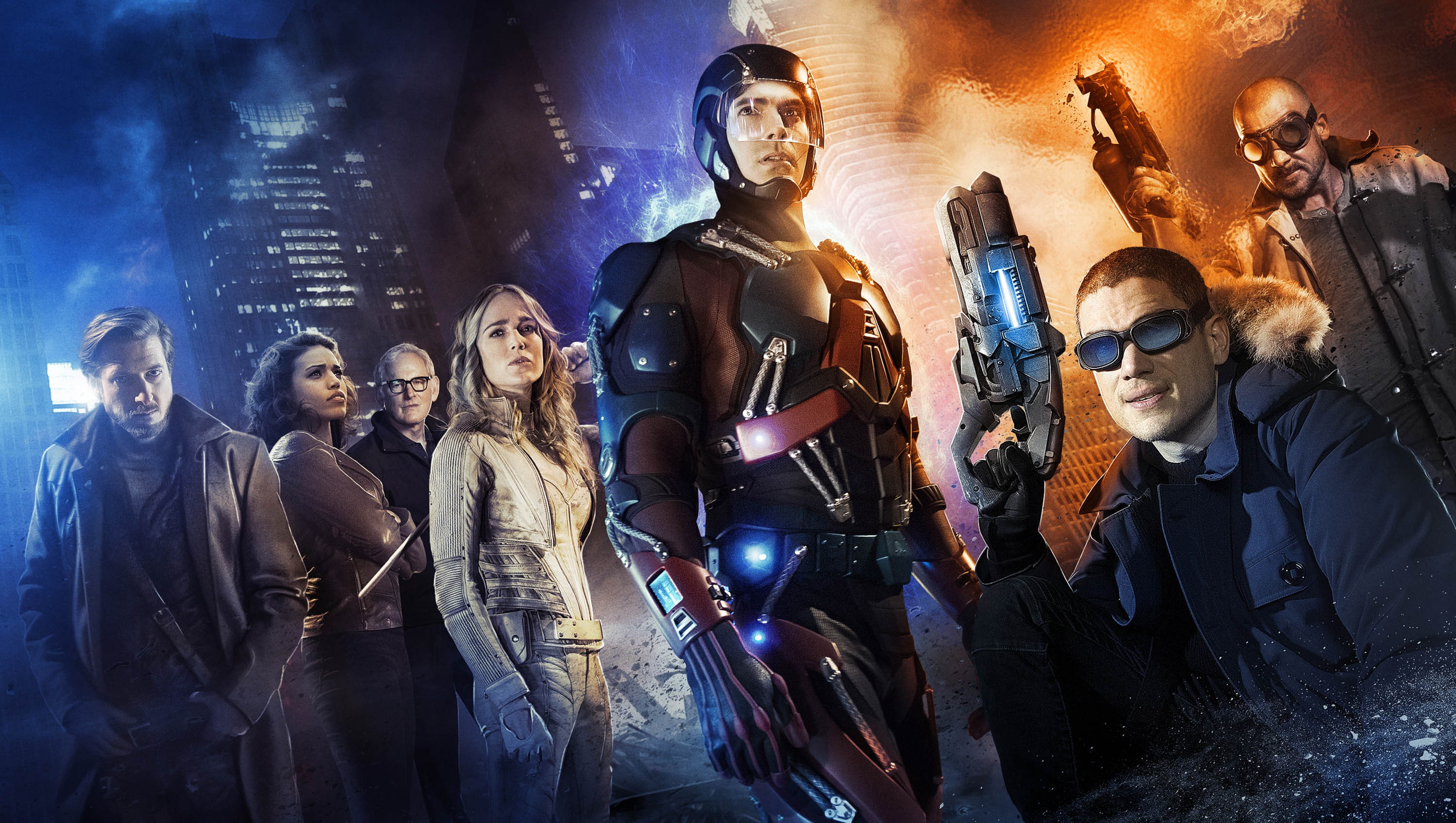 Dominic Purcell, White Canary (DC Comics), Rip Hunter, Hawkgirl, Victor Garber, Ciara Renée, TV Show, Martin Stein, Wentworth Miller, Arthur Darvill, Captain Cold, HD Wallpaper