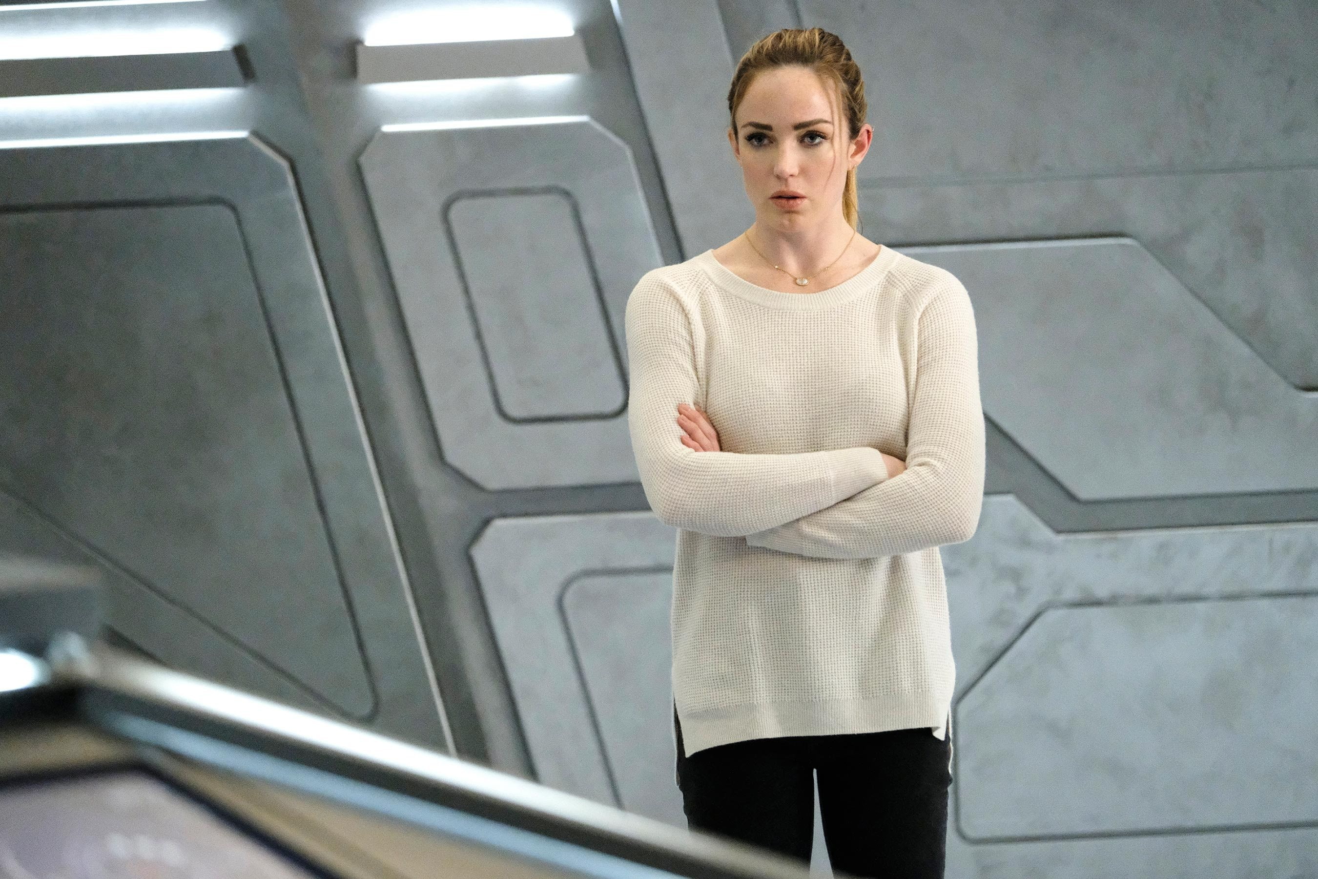 2K, hero, long hair, blonde, Caity Lotz, Supergirl, Black Canary, Legends of Tomorrow, Canary White, Sara, powerful, strong, super hero, yuusha, TV series, HD Wallpaper