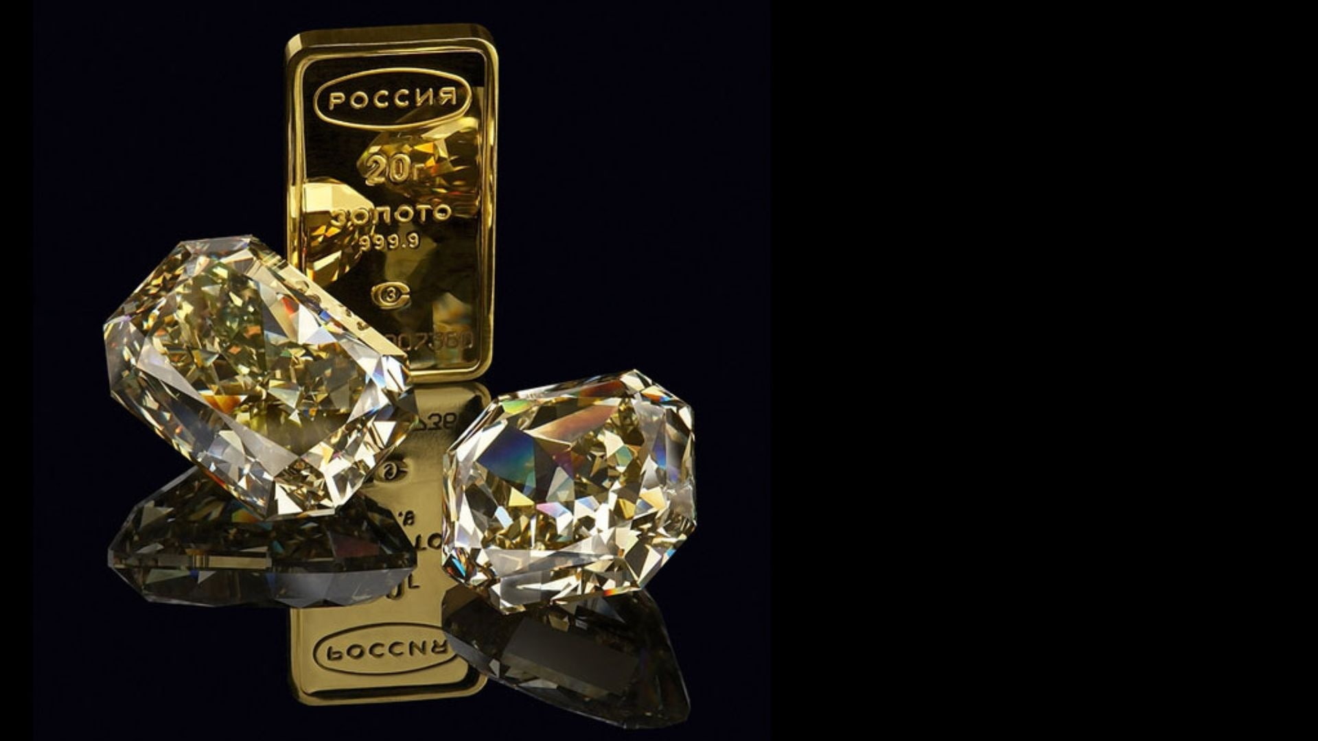 1080P, diamonds, bullion, gold, HD Wallpaper