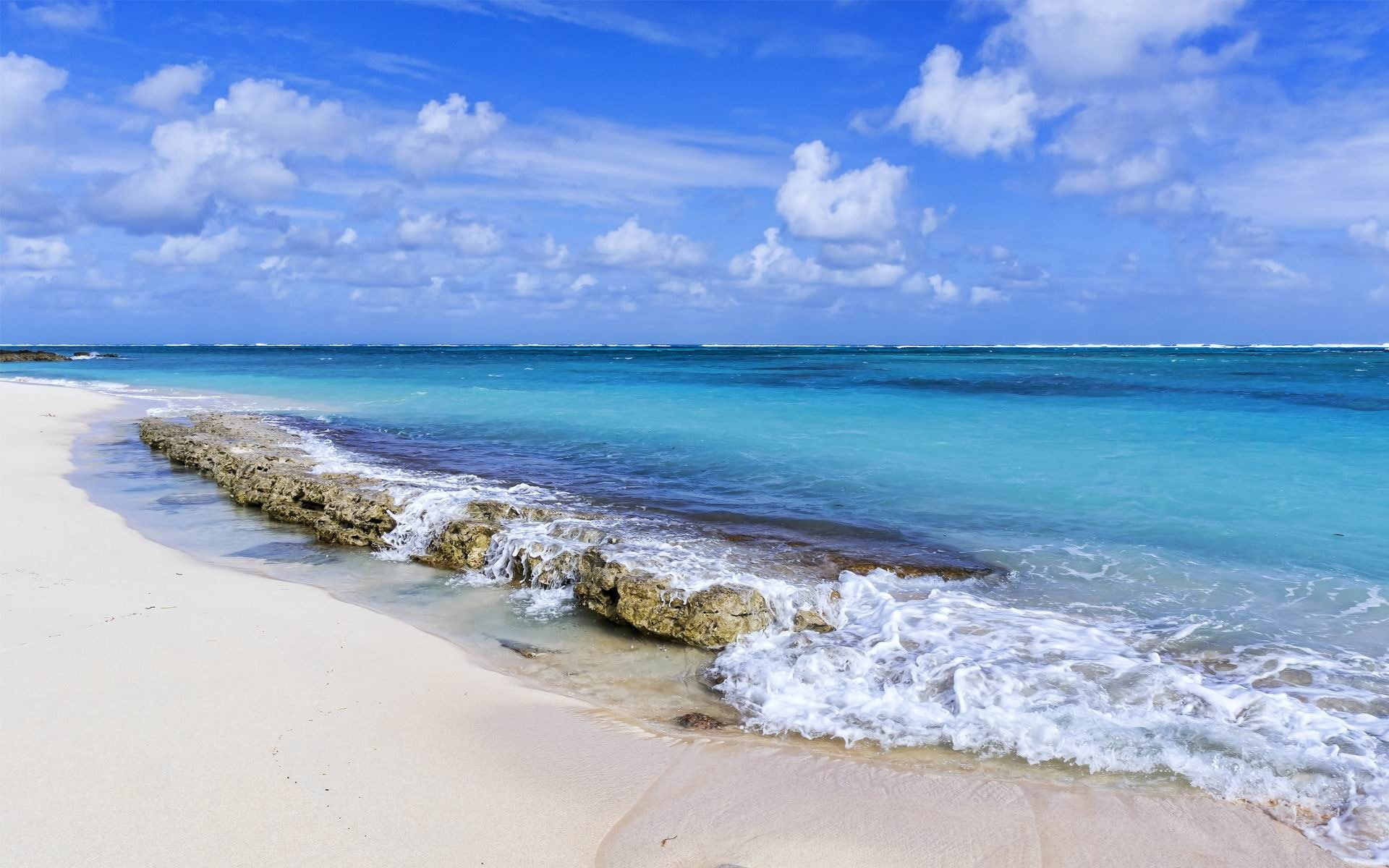 1080P, aquatic sport, sport, motion, body, land, turquoise colored, tranquility, cloud - sky, wave, sky, horizon, horizon over water, ocean, sand, nature, HD Wallpaper