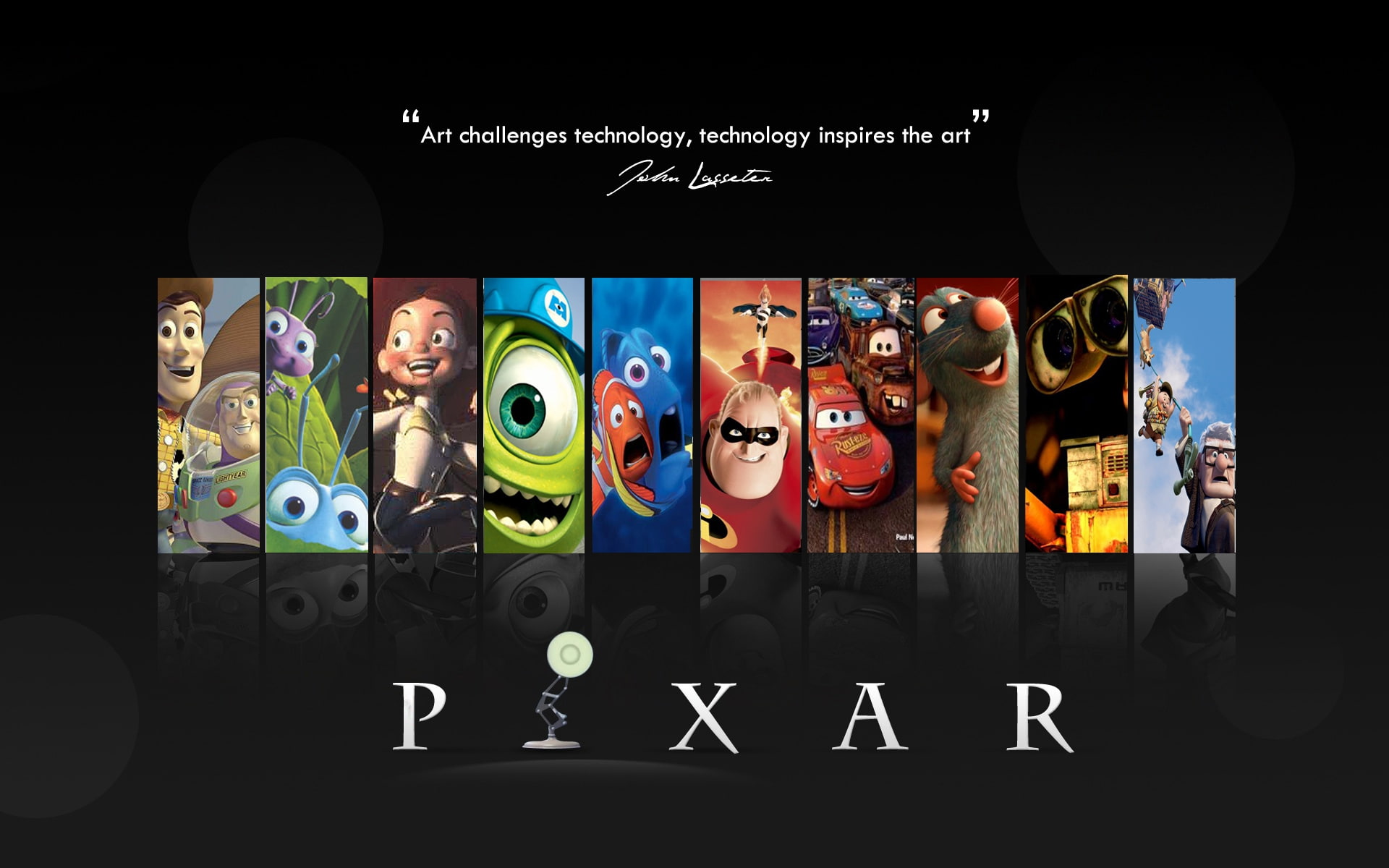 art, hd, company, finding, entertainment, cars, movies, Pixar, quotes, monsters, ratatouille, disney, Disney Company, story, toy, 1080P, walle, nemo, movie, HD Wallpaper