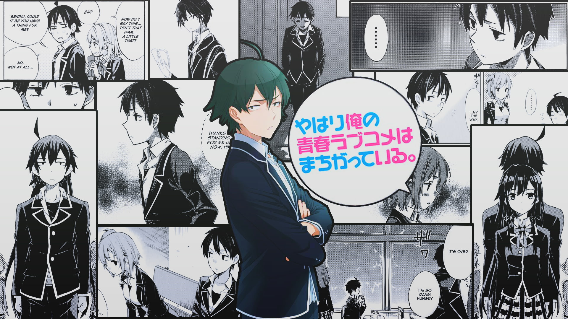 My Teen Romantic Comedy SNAFU, 1080P, Anime, Hikigaya Hachiman, HD Wallpaper