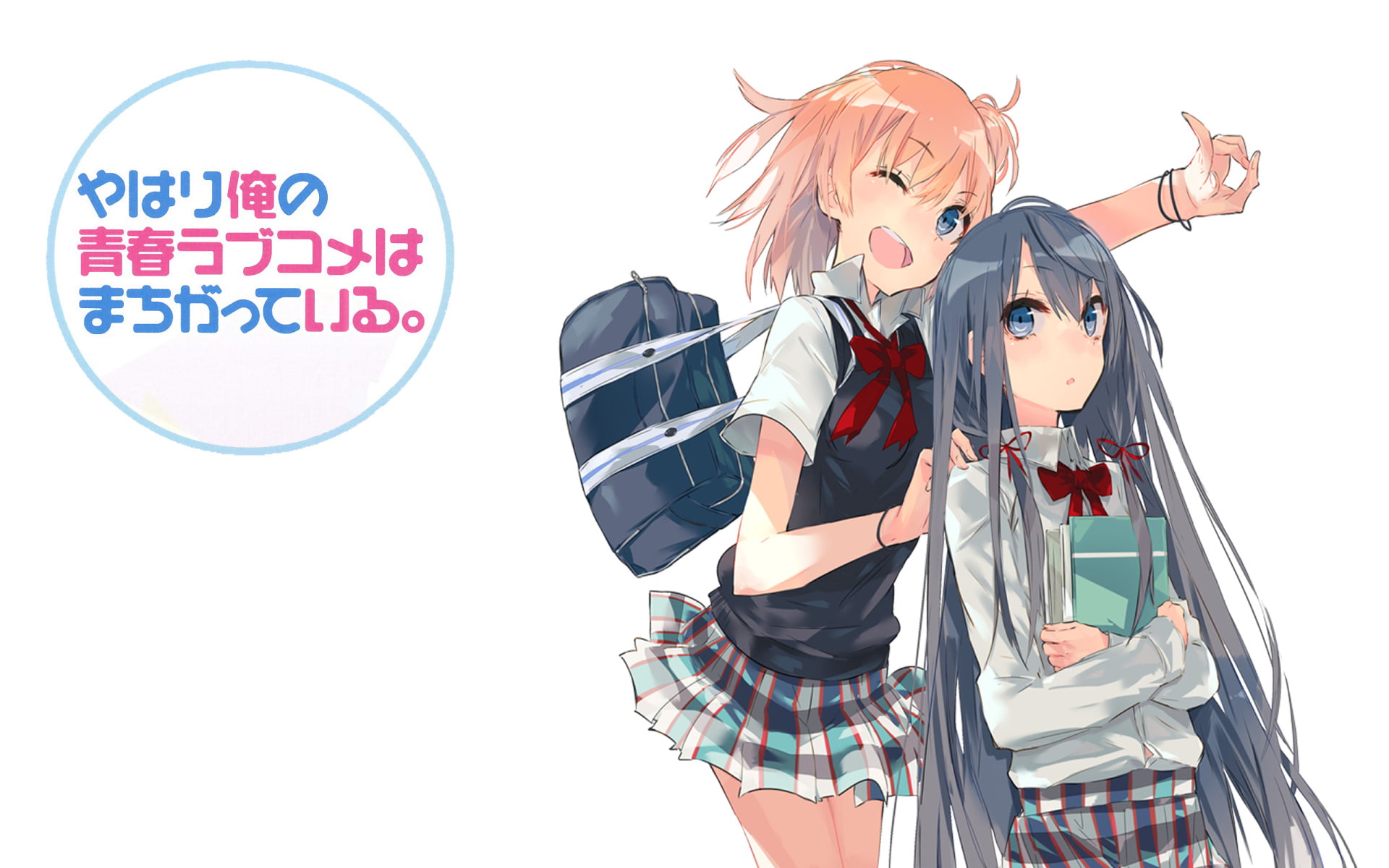 1080P, Oregairu, Anime, Yukino Yukinoshita, My Teen Romantic Comedy SNAFU, Yui Yuigahama, HD Wallpaper