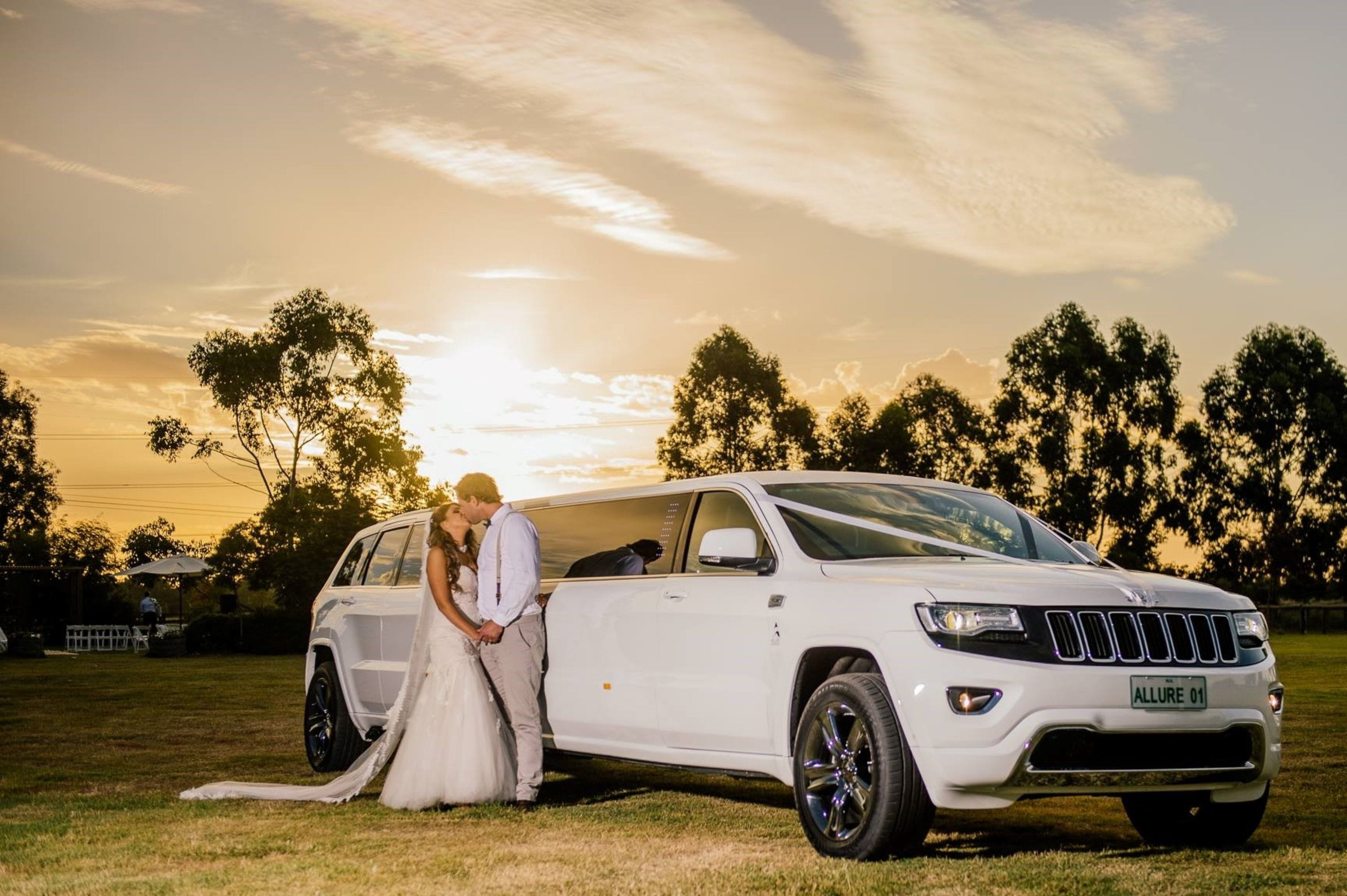 limo, togetherness, bouquet, plant, car, husband, happy, romantic, 2K, married, mode of transportation, vehicle, portrait, nature, real people, sunlight, HD Wallpaper