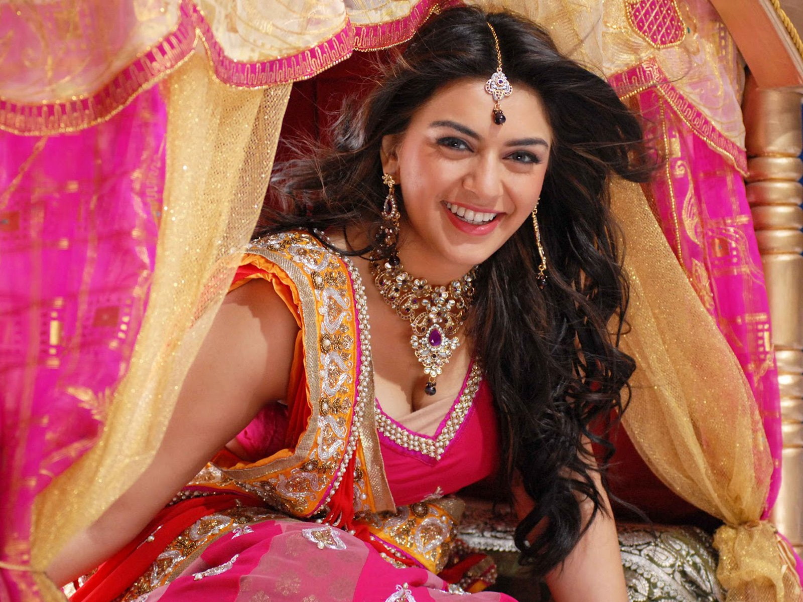 motwani, 720P, babe, bollywood, model, hansika, actress, HD Wallpaper