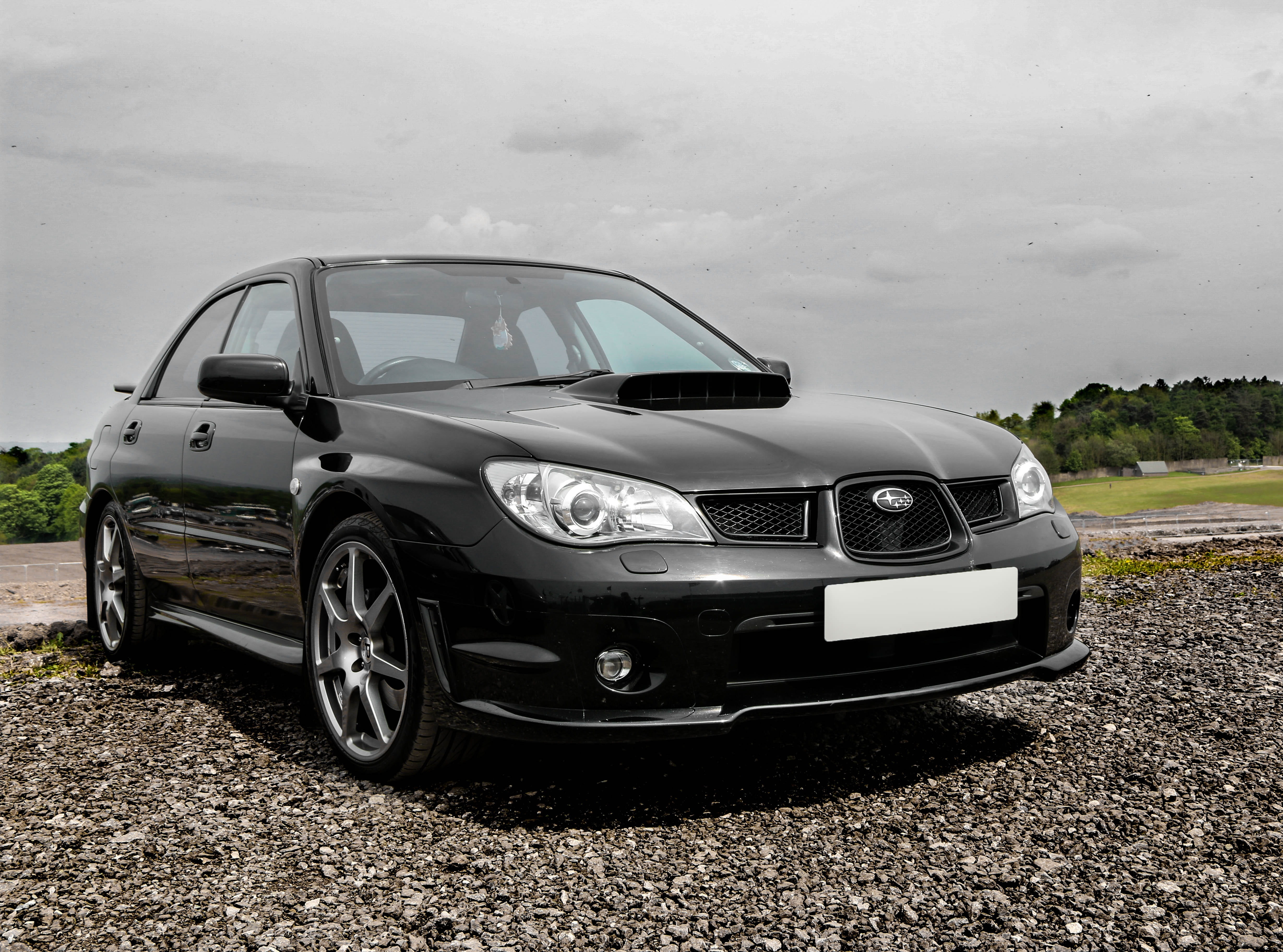 mode of transportation, drive, stationary, modern, black, city, gray, gravel, nature, field, subaru, performance, outdoors, day, vehicle, land vehicle, HD Wallpaper
