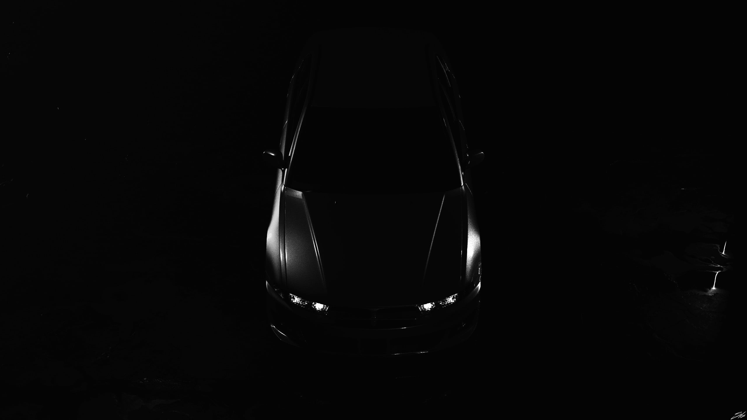 legend, car, Japan, JDM, Mitsubishi Galant, sport, 2K, Vossen, Mitsubishi, galant, HD Wallpaper