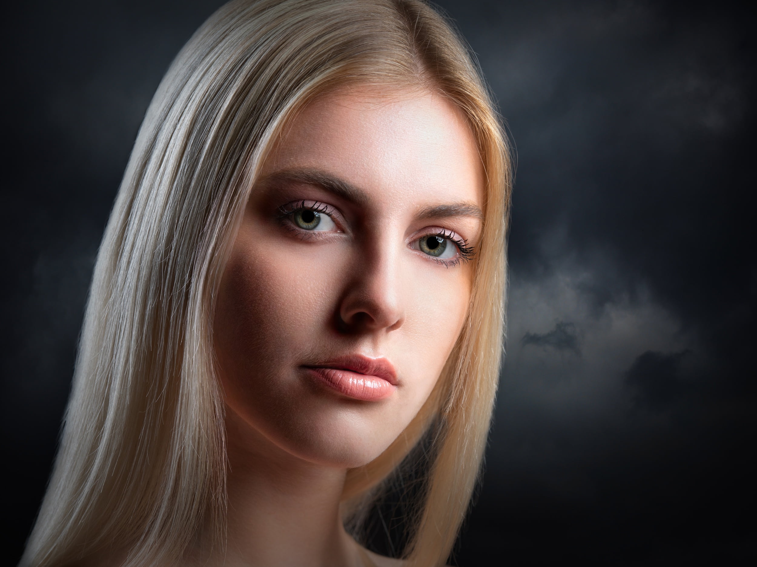 1080P, retouching, sponge, Luc Stalmans, portrait, Silke, HD Wallpaper