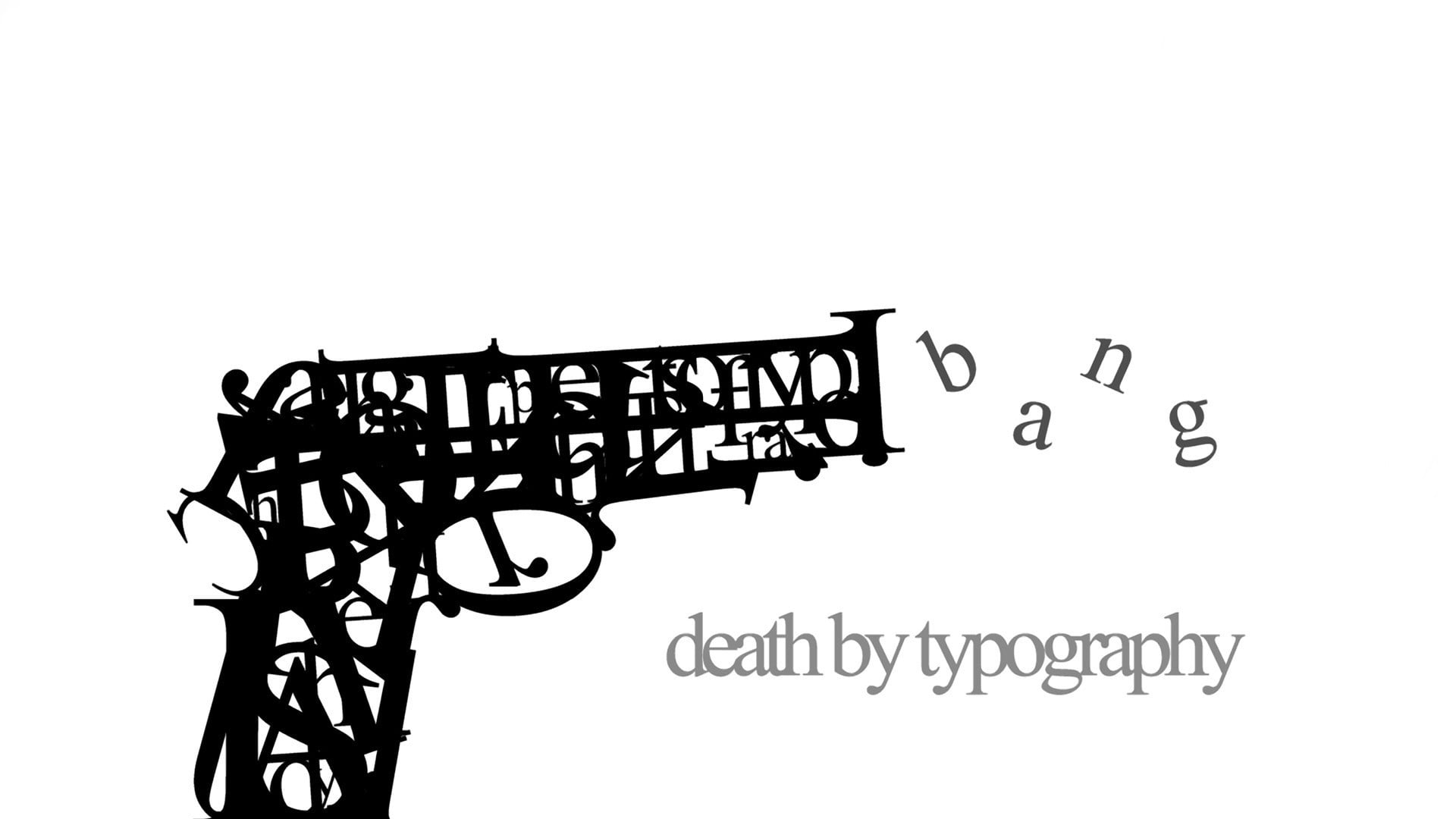 western script, indoors, black, human representation, capital letter, no people, death, typography, black color, copy space, creativity, cut out, gun, text, HD Wallpaper