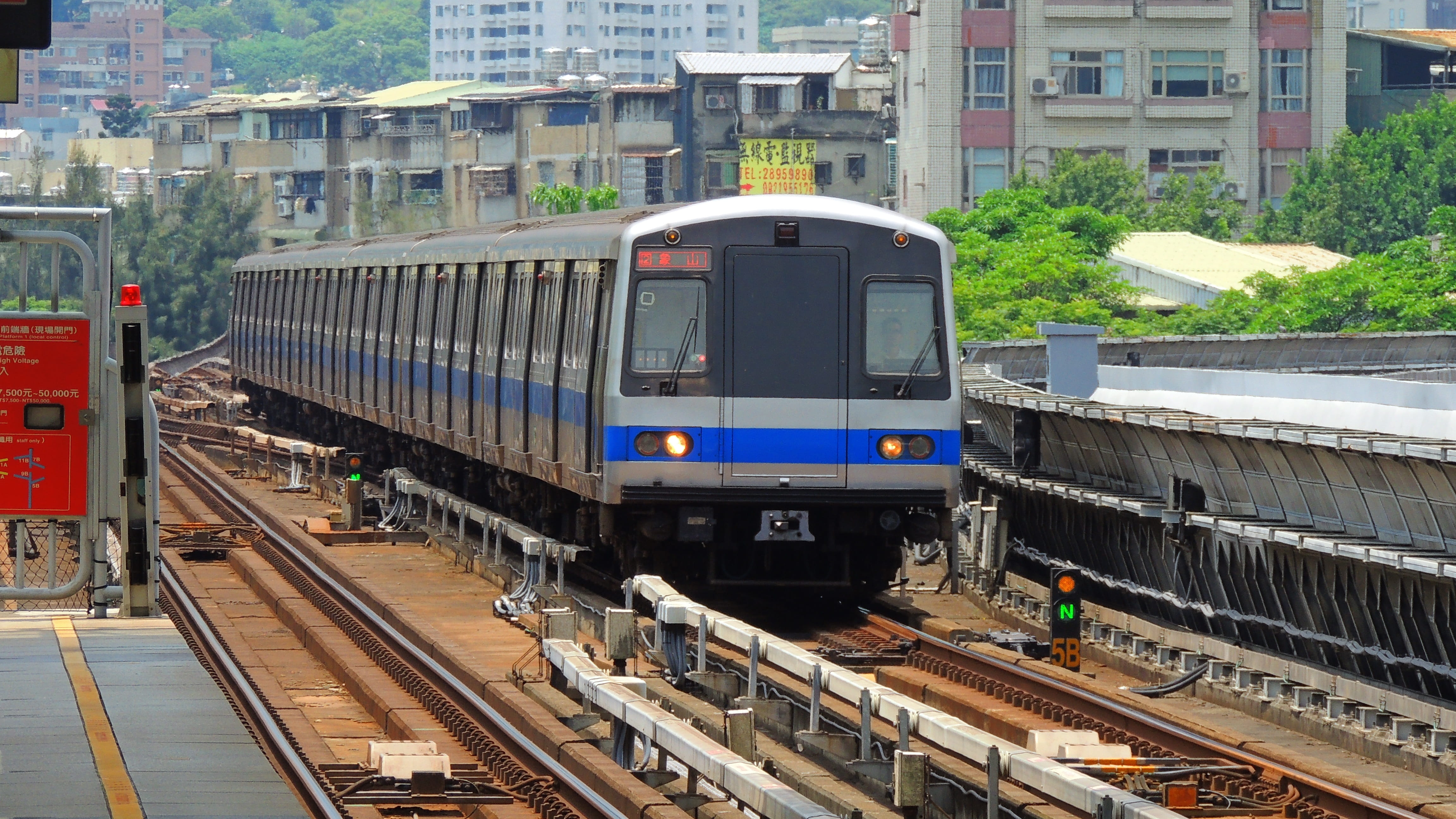 passenger train, transportation, Metro, 4K, City, journey, Taiwan, railroad Station Platform, train, metro, urban Scene, asia, travel Locations, travel, HD Wallpaper