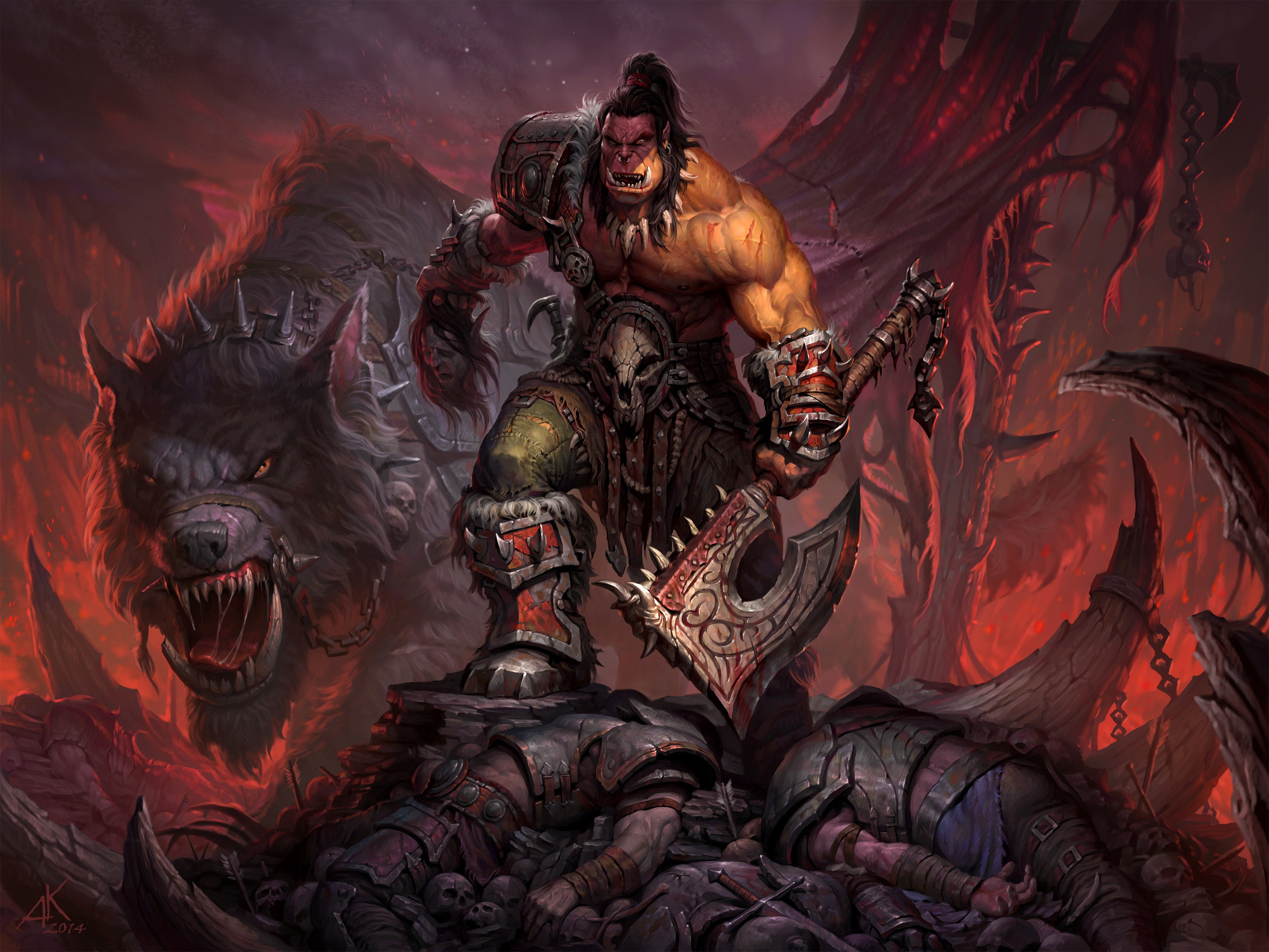 world, draenor, warlords, 4K, fantasy, warcraft, wow, HD Wallpaper