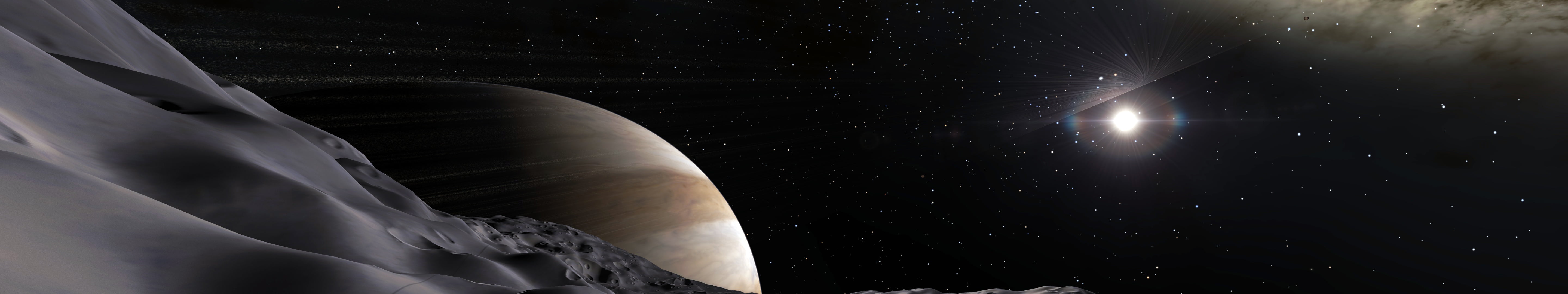 panoramic, nature, shiny, exploding, outdoors, no people, 5K, planet - space, stars, dark, black Color, outer, Space Engine, astronomy, sky, space exploration, HD Wallpaper