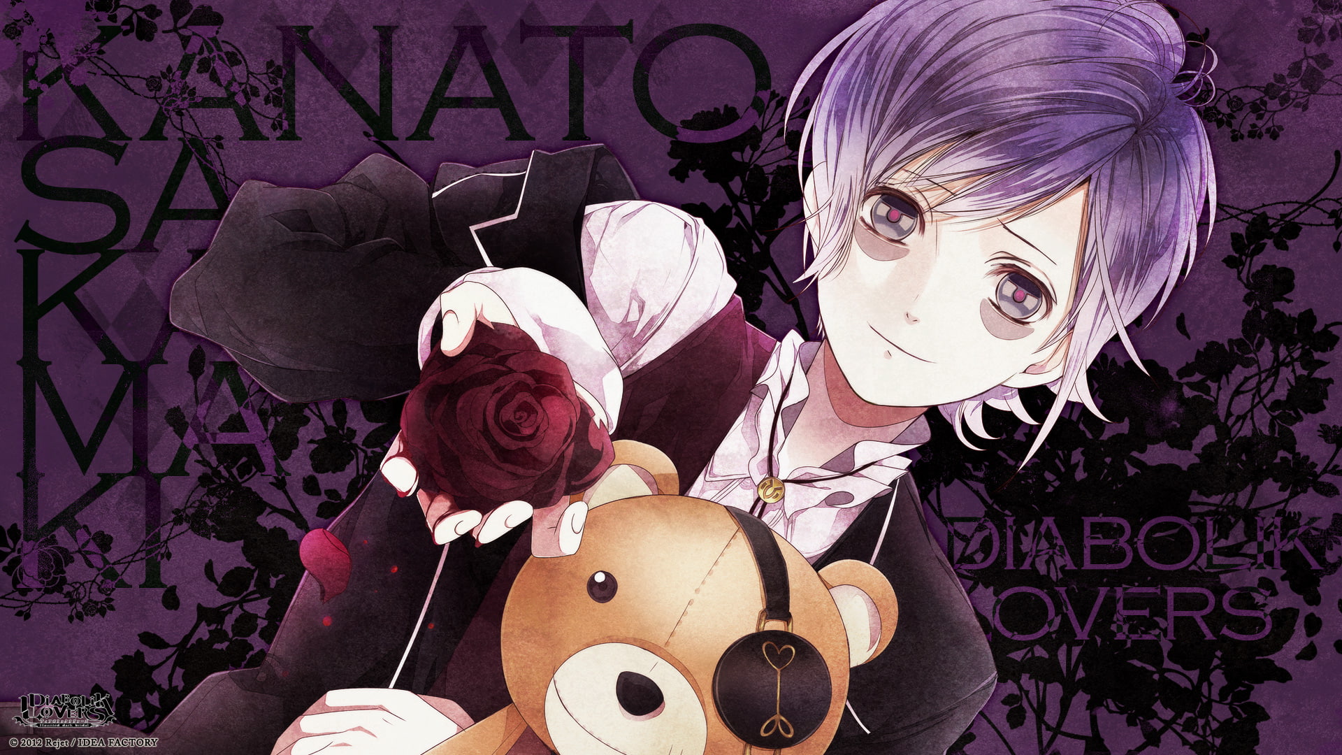 teddy, gothic, bears, 1080P, diabolik, lovers, HD Wallpaper