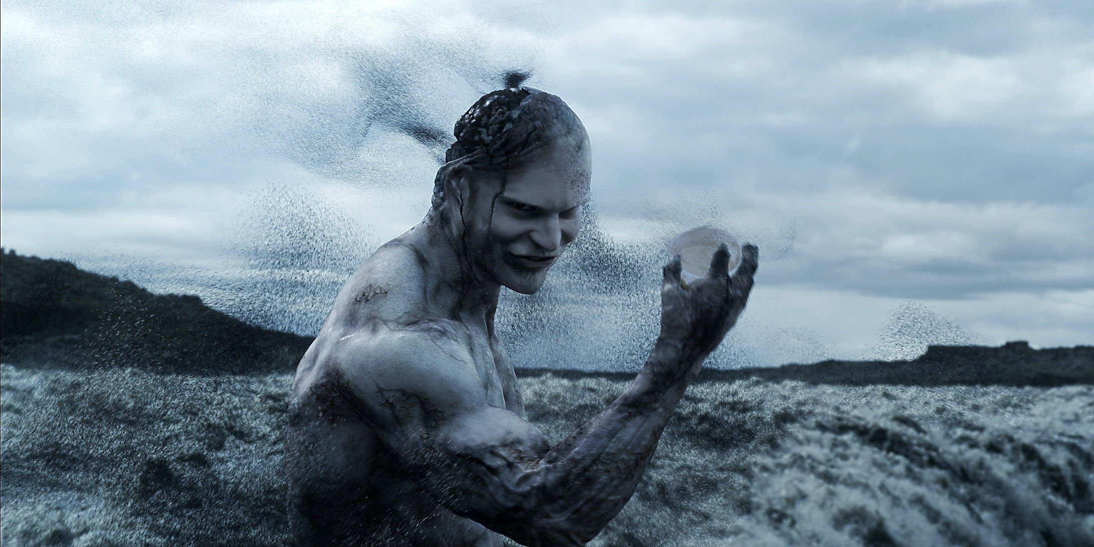 Prometheus, adventure, nature, alien, cloud - sky, teenager, 1080P, water, women, sci, day, spirituality, outdoors, people, Aliens, sea, art and craft, HD Wallpaper