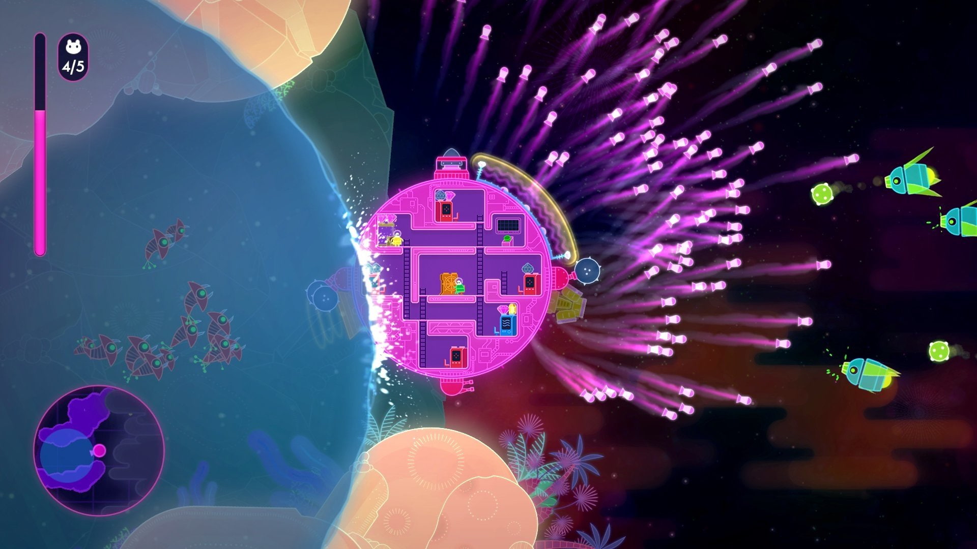Lovers in a dangerous spacetime, Video Game, 1080P, HD Wallpaper