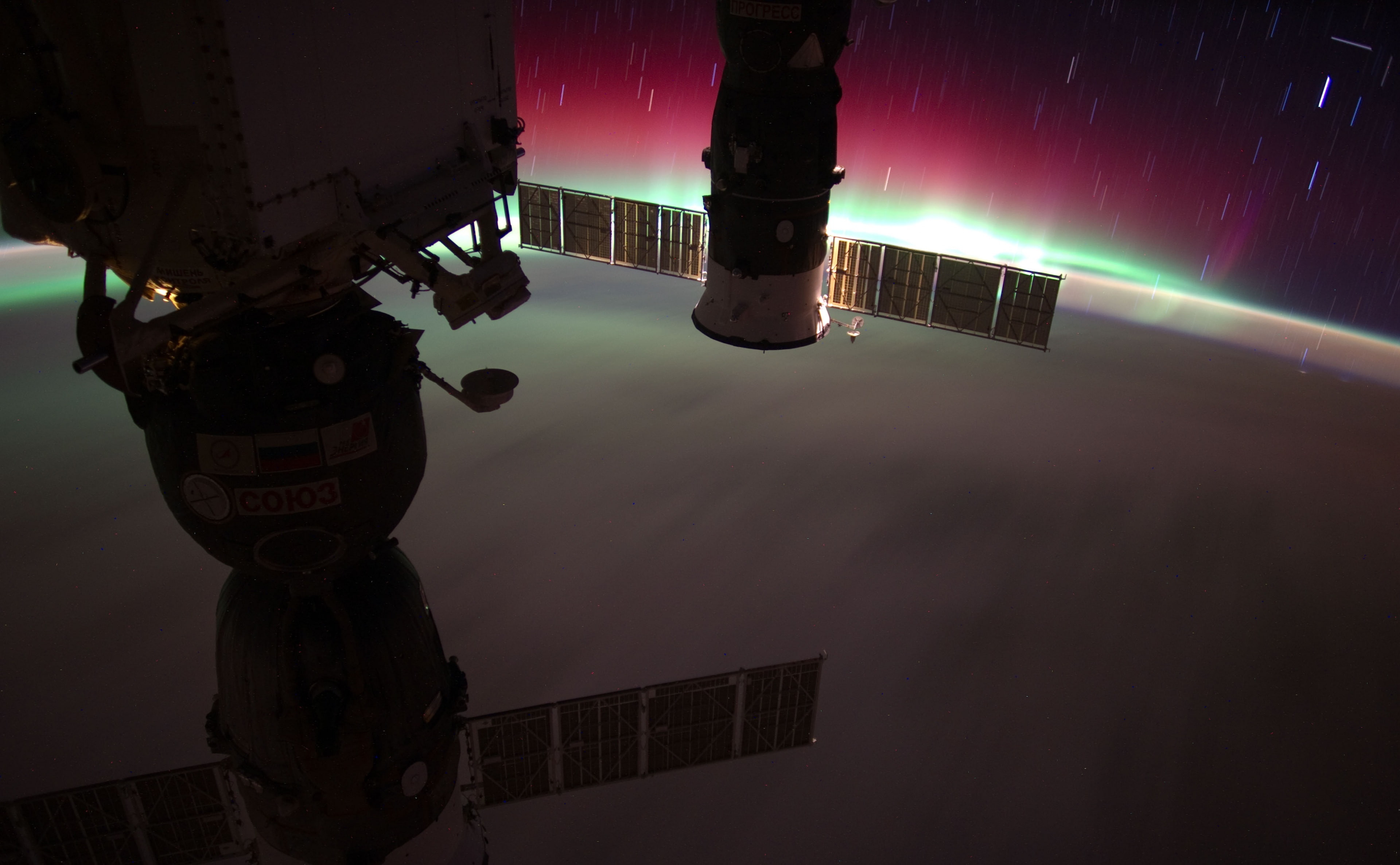 Nasa, night, Space, auroraaustralis, new, technology, built structure, no people, zealand, aurora, 4K, architecture, building exterior, stationscience, HD Wallpaper