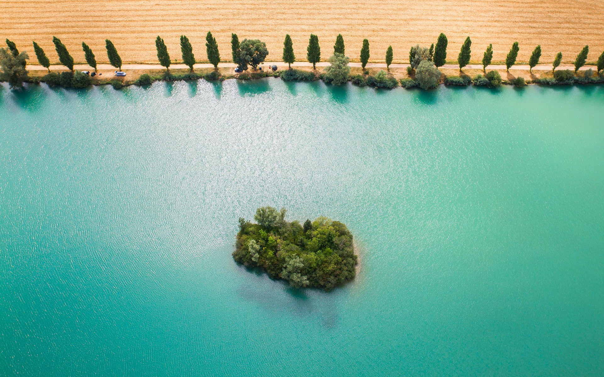 green color, water, outdoors, architecture, day, no people, building exterior, island, blue, turquoise colored, nature, built structure, sea, swimming pool, HD Wallpaper